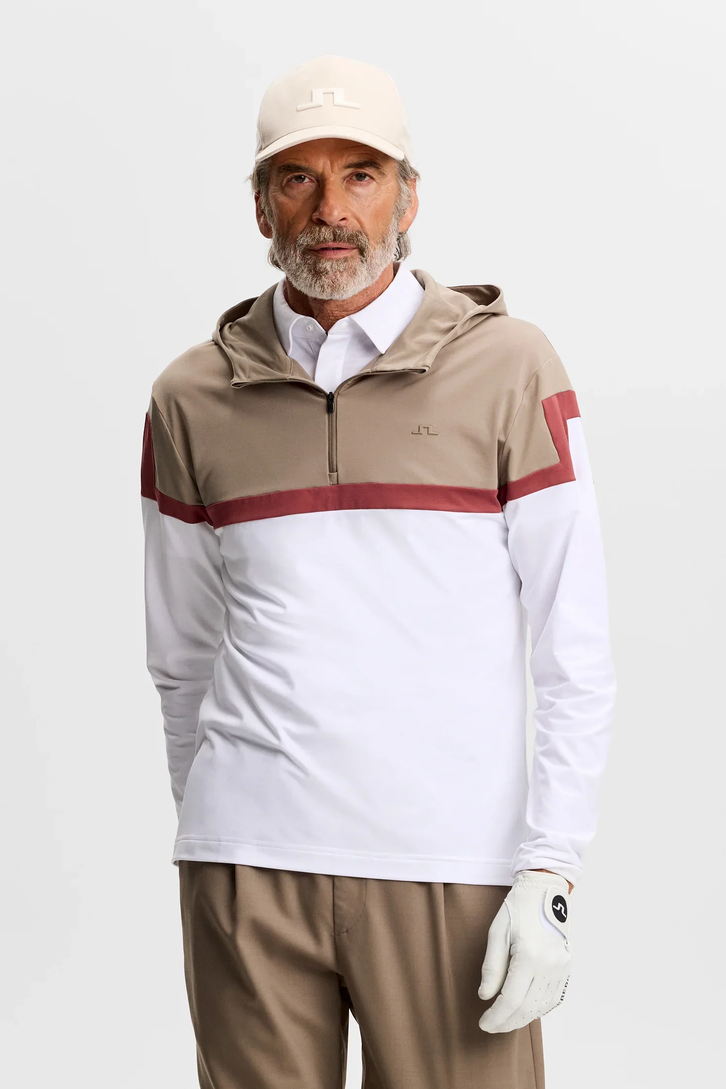 J.LINDEBERG Sole Hoodie – Men’s – Brindle - Image 2