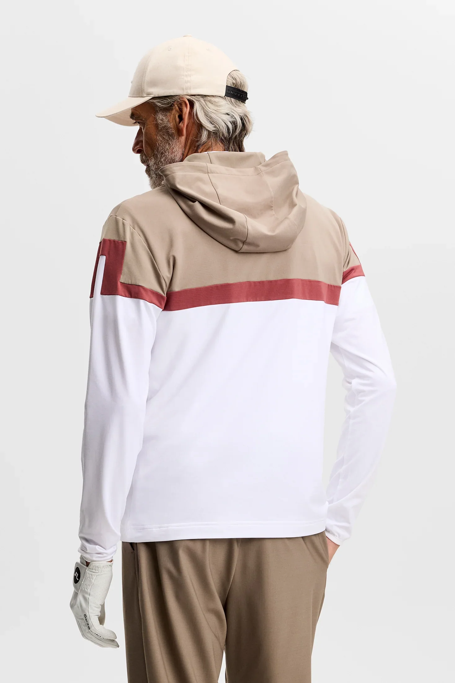 J.LINDEBERG Sole Hoodie – Men’s – Brindle - Image 3