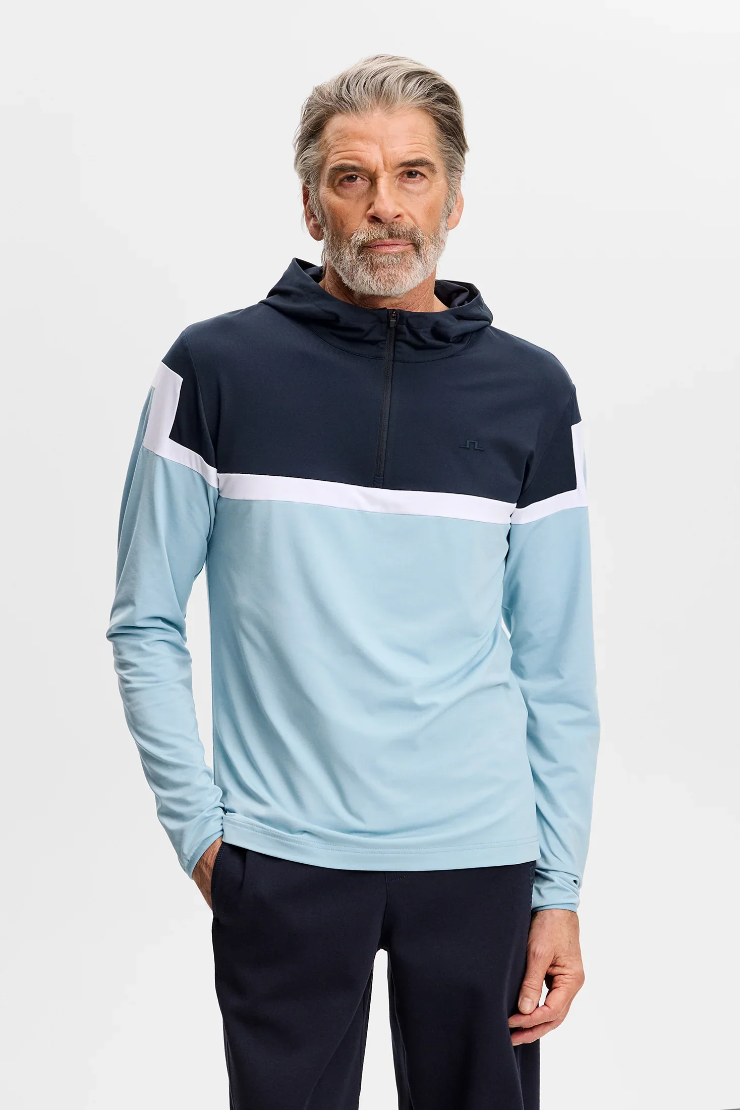 J.LINDEBERG Sole Hoodie – Men’s – JL Navy - Image 2
