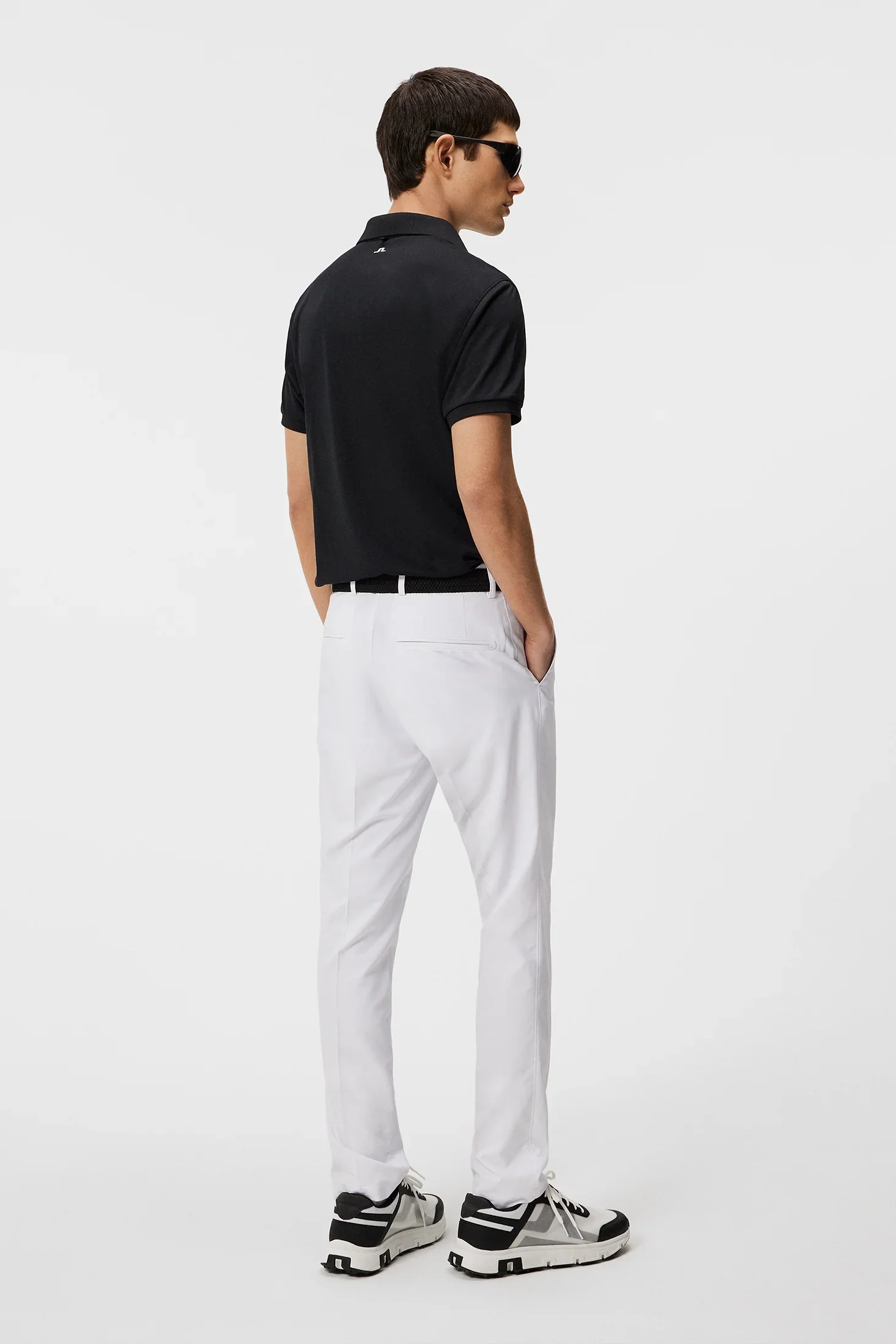 J.LINDEBERG Tour Tech Golf Polo Shirt – Men’s – Black - Image 3