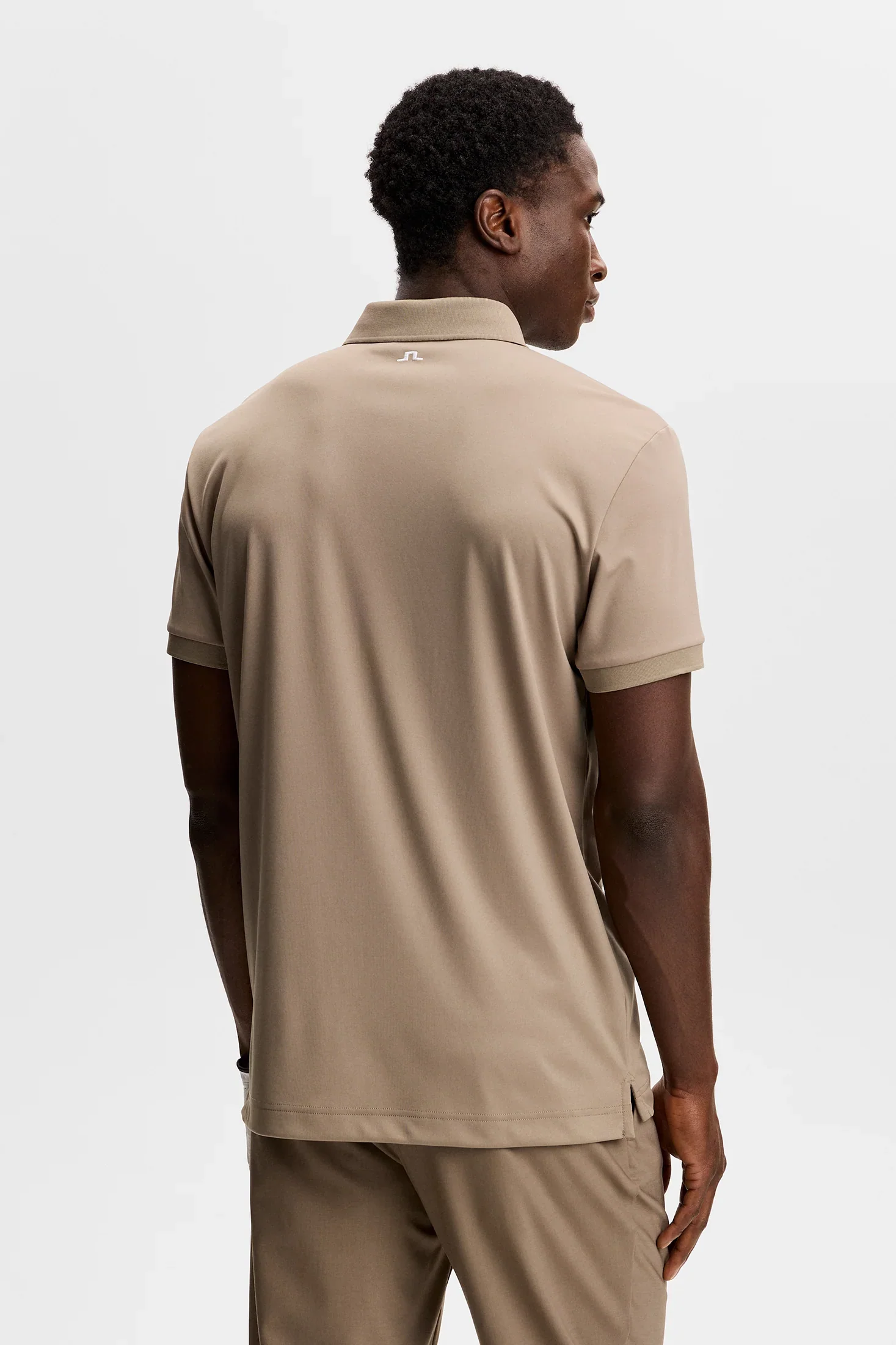 J.LINDEBERG Tour Tech Golf Polo Shirt – Men’s – Brindle - Image 4