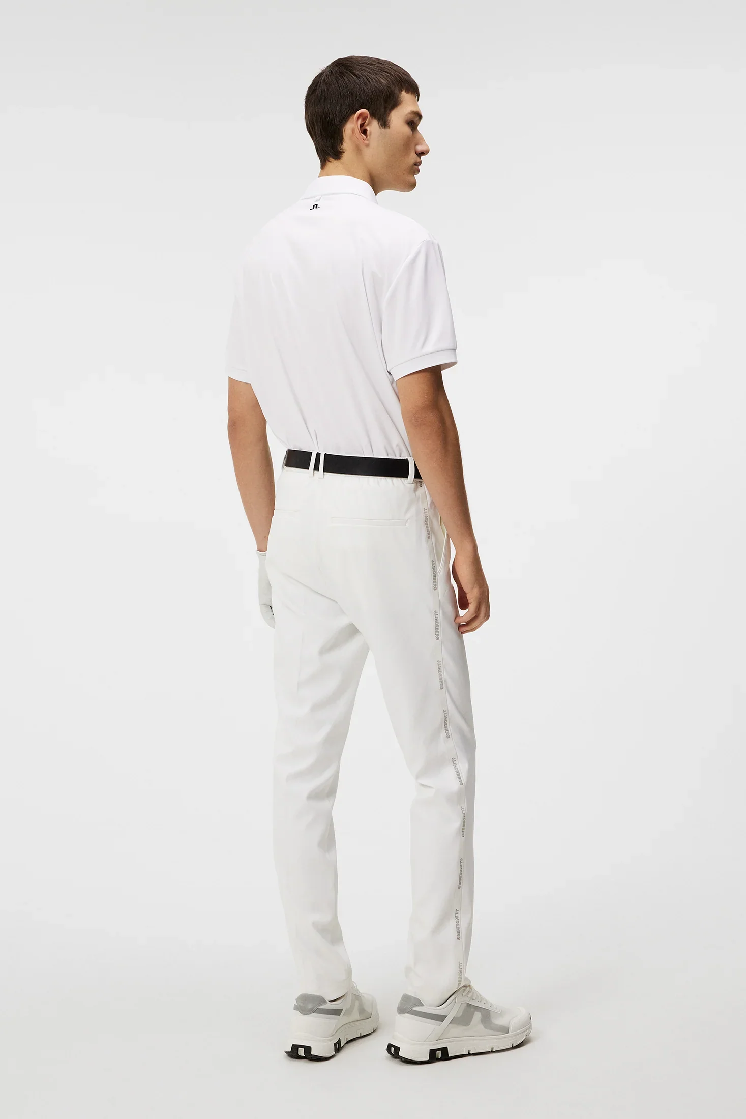 J.LINDEBERG Tour Tech Golf Polo Shirt – Men’s – White - Image 3