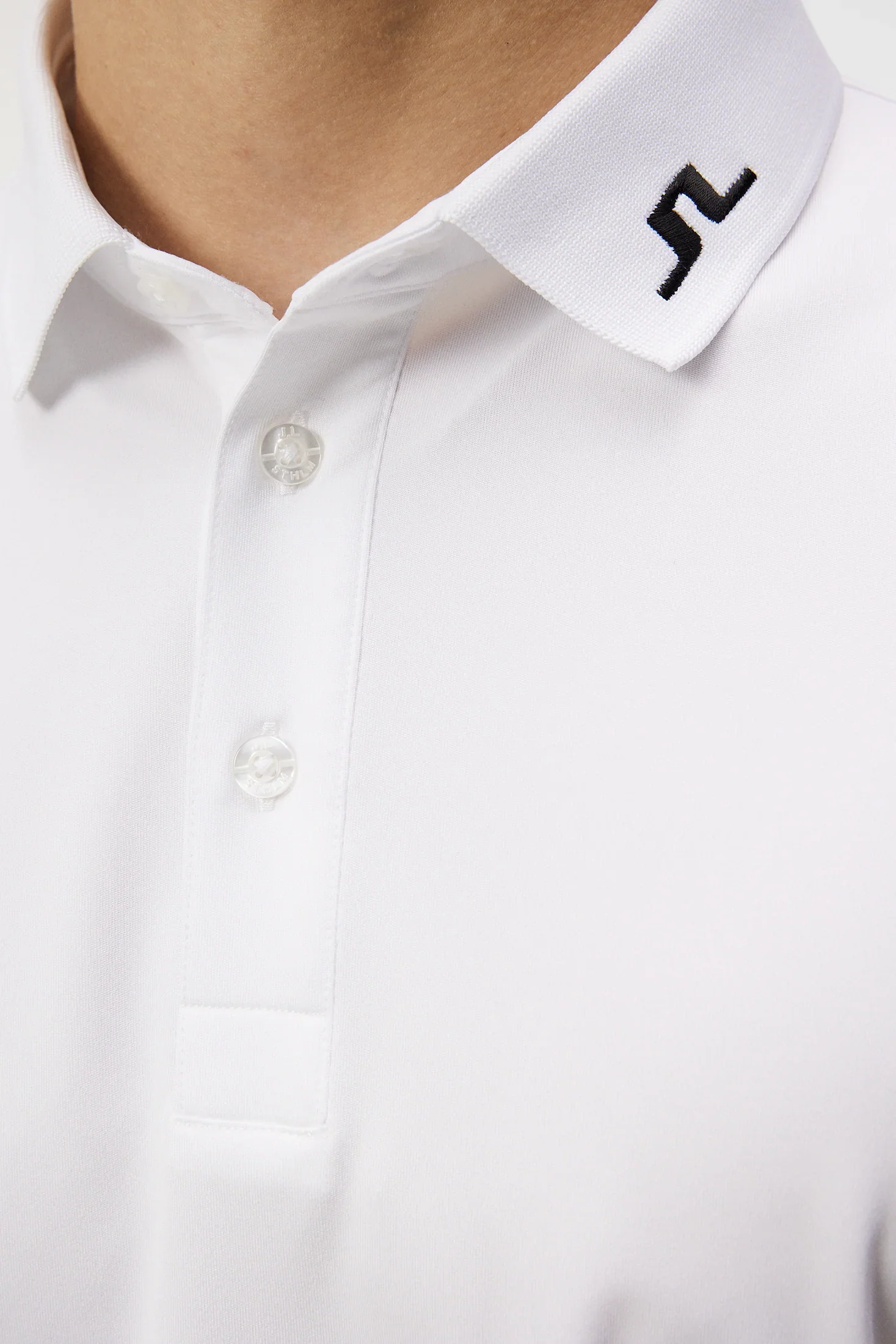 J.LINDEBERG Tour Tech Golf Polo Shirt – Men’s – White - Image 5
