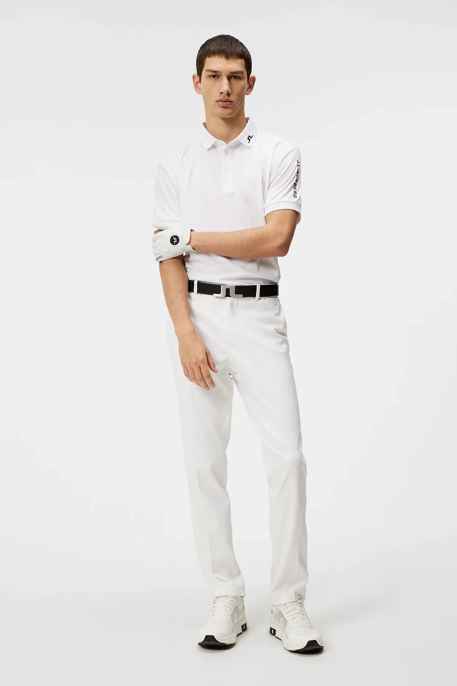 J.LINDEBERG Tour Tech Golf Polo Shirt – Men’s – White - Image 6