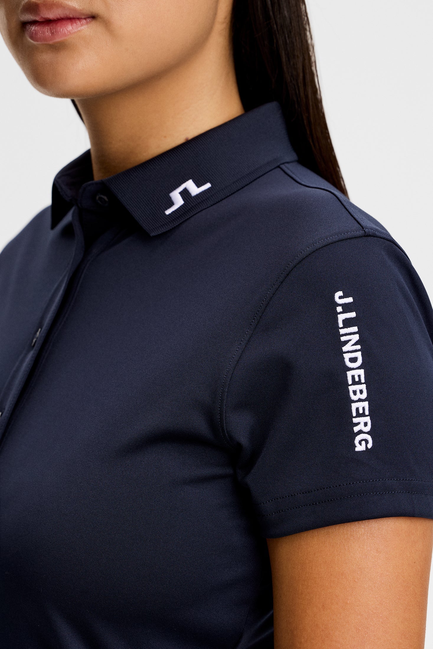 J.LINDEBERG Tour Tech Polo Shirt - Womens - JL Navy - Image 5