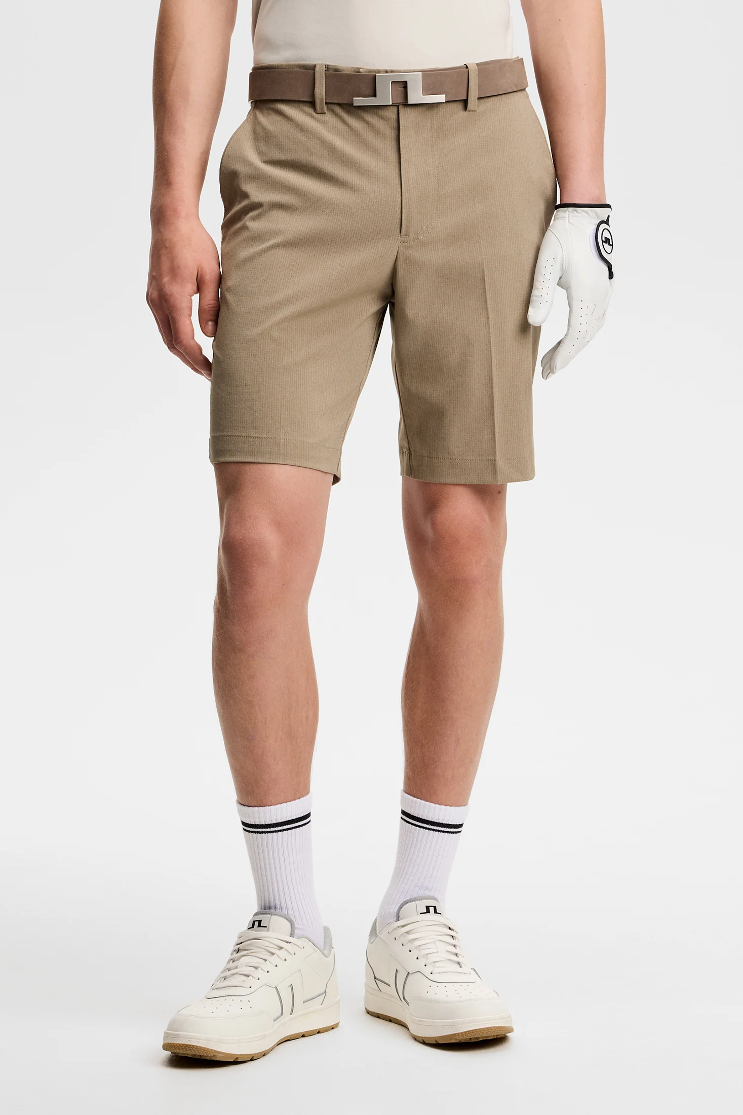 J.LINDEBERG Vent Golf Shorts – Men’s Lightweight Performance – Brindle - Image 2