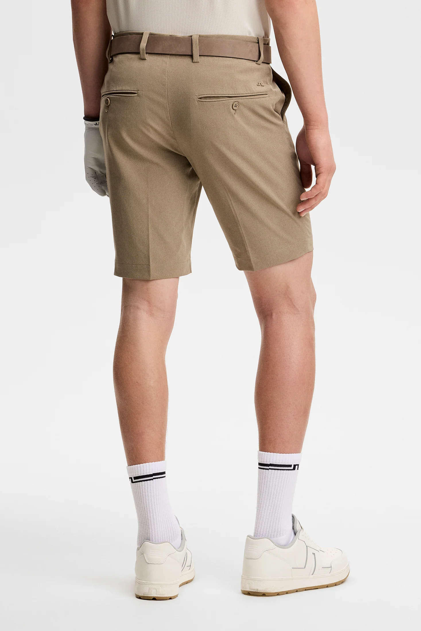 J.LINDEBERG Vent Golf Shorts – Men’s Lightweight Performance – Brindle - Image 4