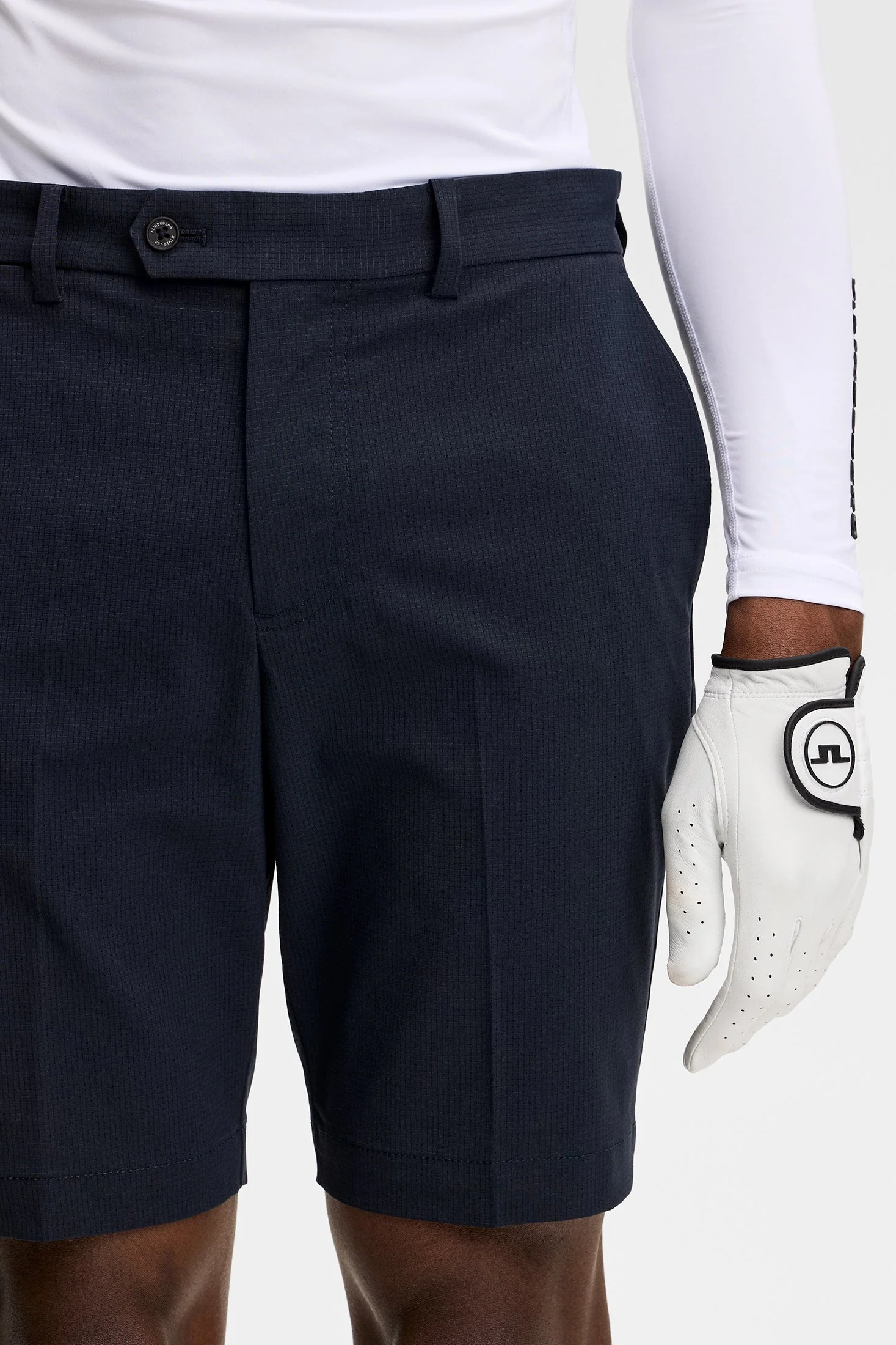 J.LINDEBERG Vent Golf Shorts – Men’s Lightweight Performance – JL Navy - Image 3