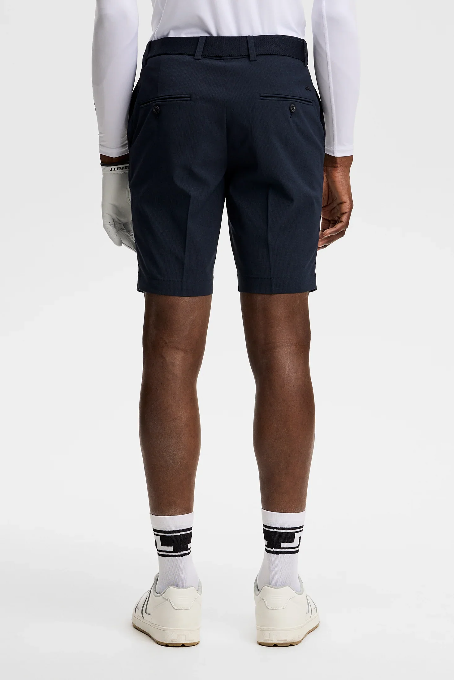 J.LINDEBERG Vent Golf Shorts – Men’s Lightweight Performance – JL Navy - Image 4