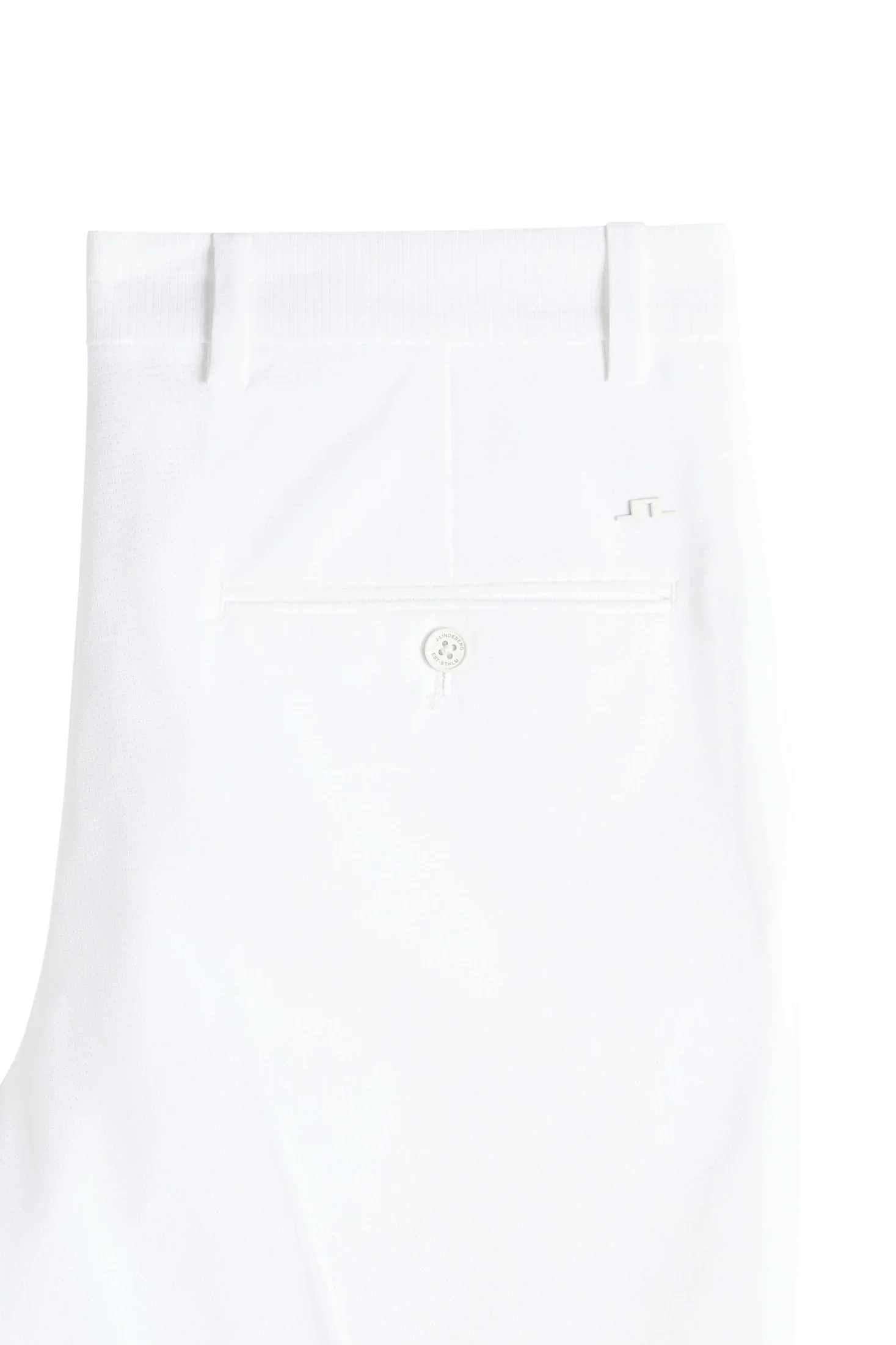J.LINDEBERG Vent Golf Shorts – Men’s Lightweight Performance – White - Image 7