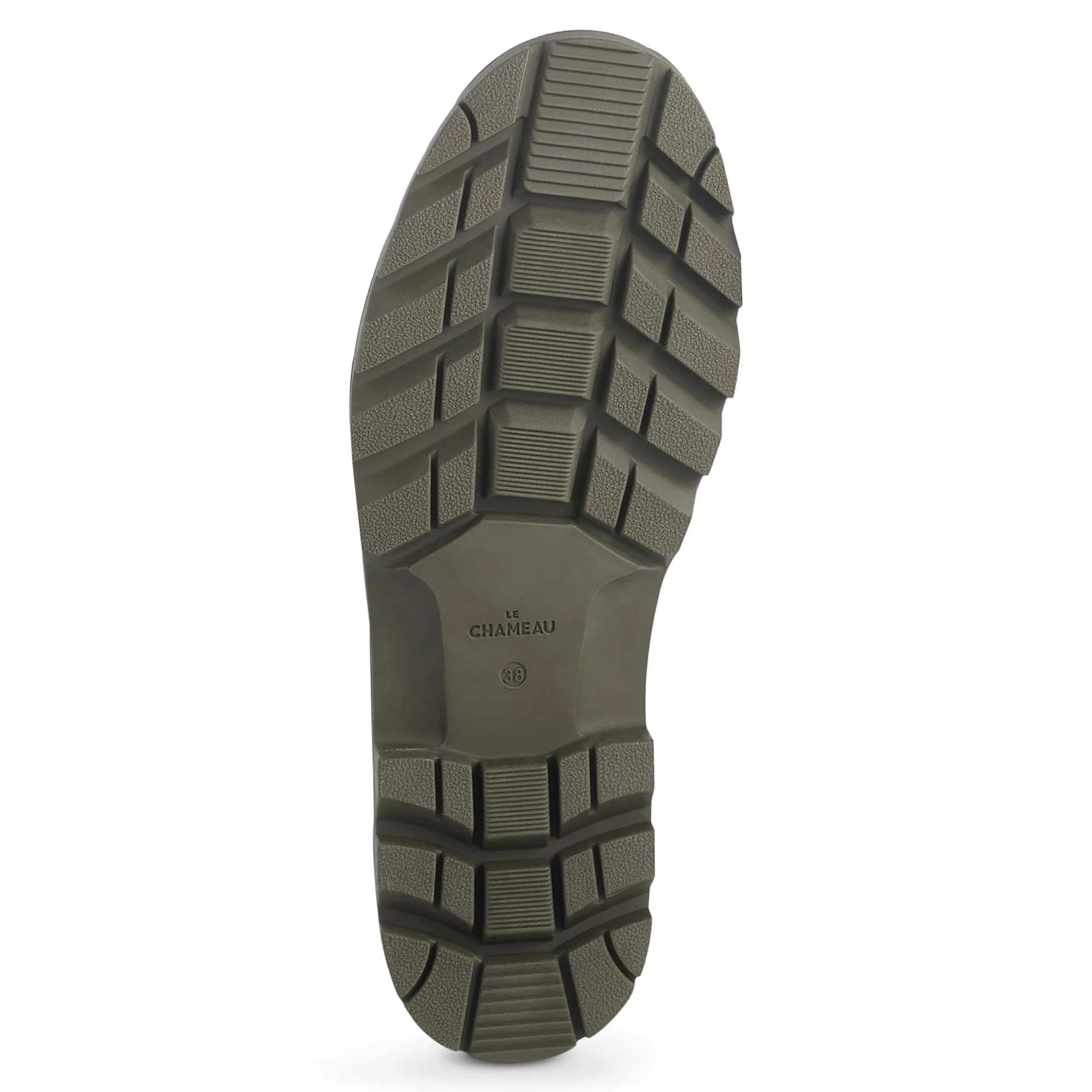 LE CHAMEAU Chasseur Boots - Ladies Leather Lined Full Zip - Iconic Green - Image 5