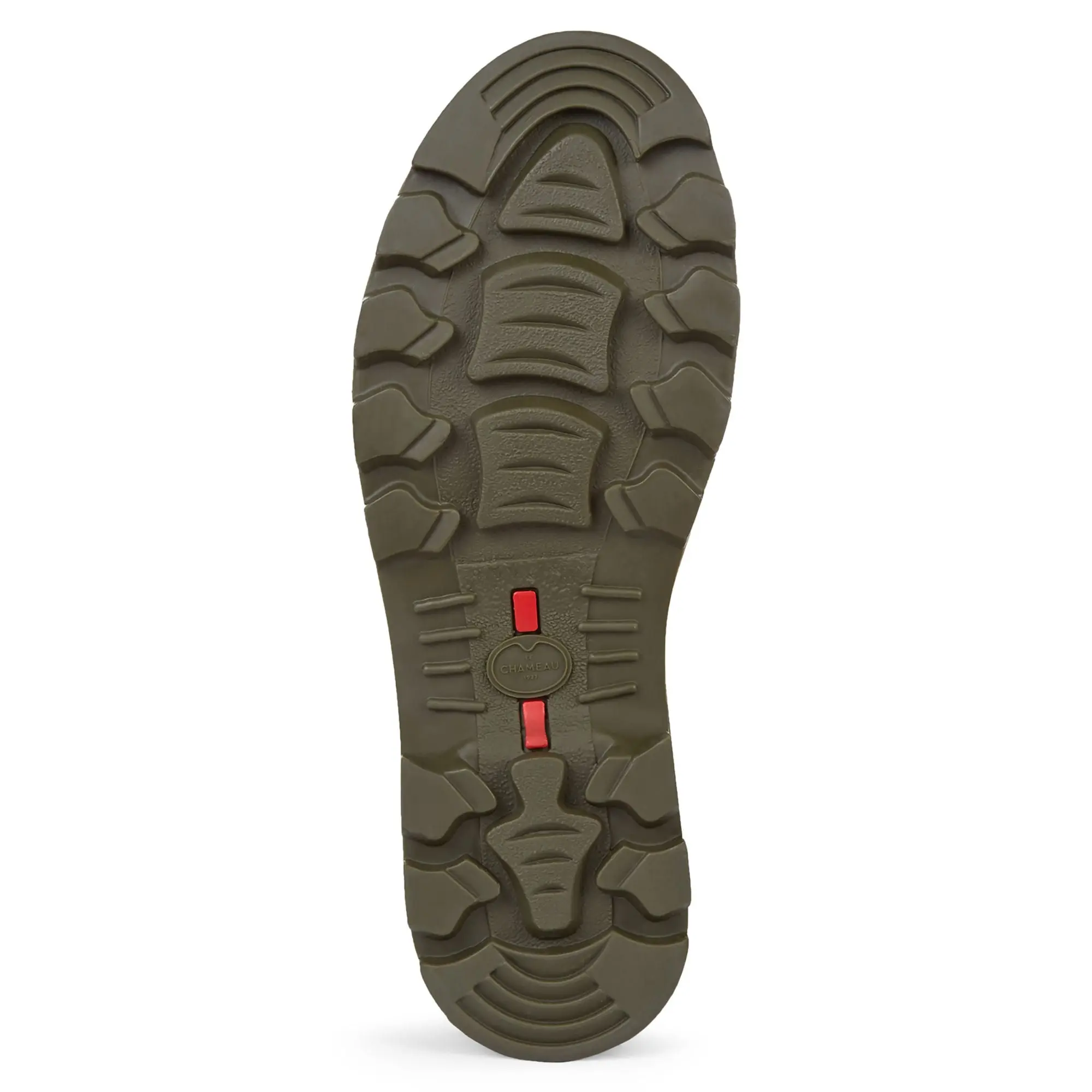 LE CHAMEAU Chasseur Boots - Mens Leather Lined Full Zip - Iconic Green - Image 5