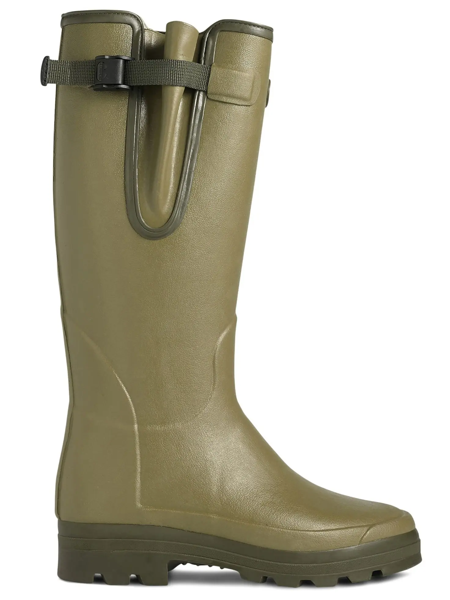 LE CHAMEAU Vierzonord Boots - Mens Neoprene Lined - Iconic Green - Image 3