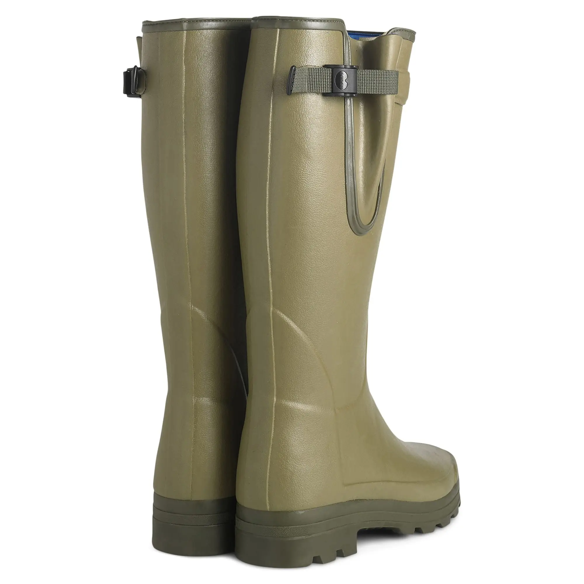 LE CHAMEAU Vierzonord Boots - Mens Neoprene Lined - Iconic Green - Image 4