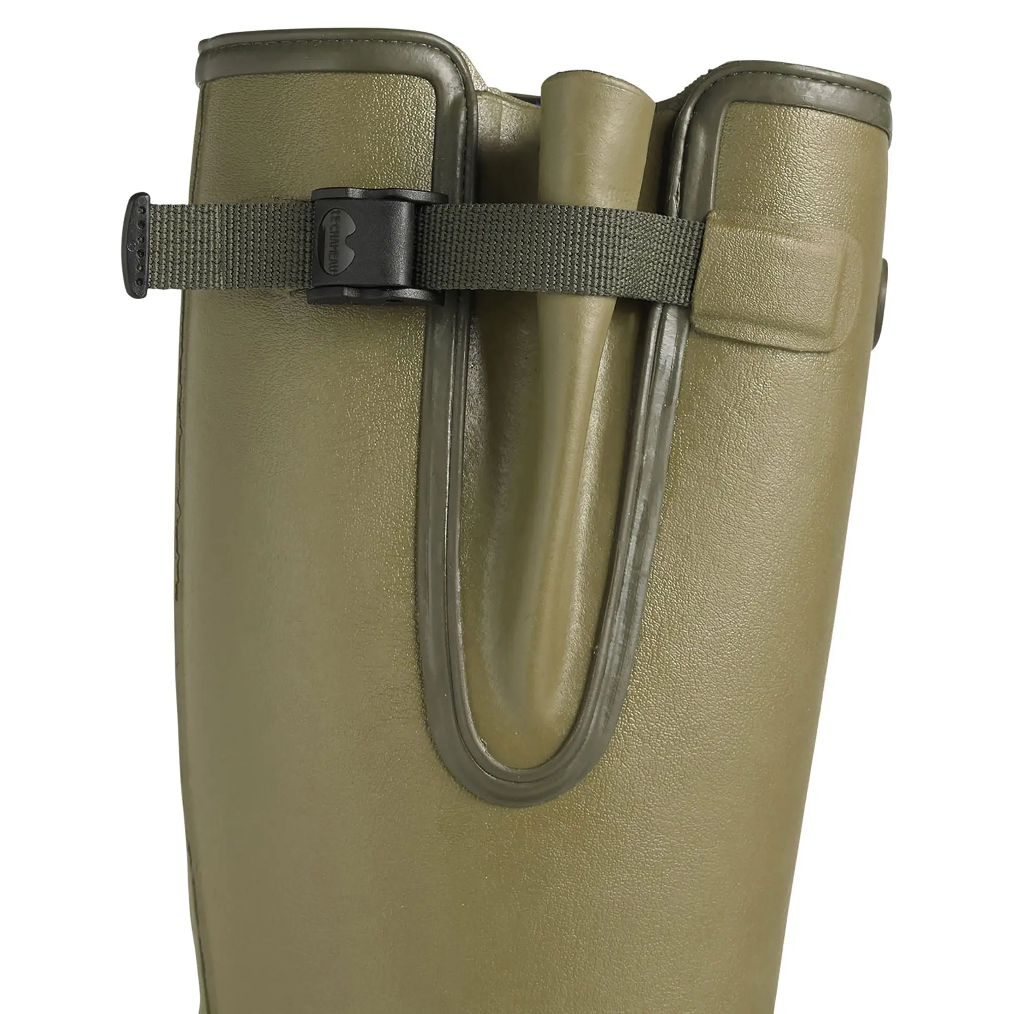 LE CHAMEAU Vierzonord Boots - Mens Neoprene Lined - Iconic Green - Image 5