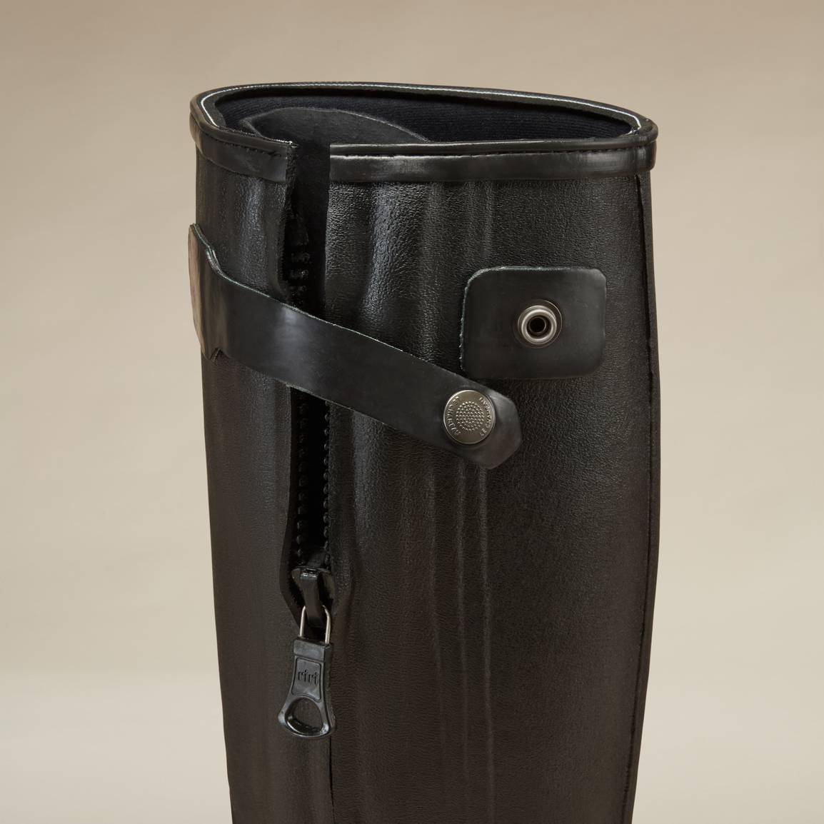 LE CHAMEAU Chasseur Boots - Ladies Neoprene Lined Full Zip - Black - Image 2