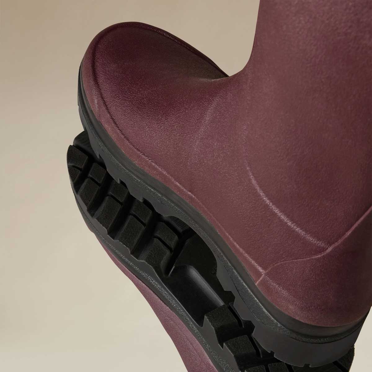 LE CHAMEAU Giverny Boots - Ladies Jersey Lined Bottillon - Cherry Red - Image 6