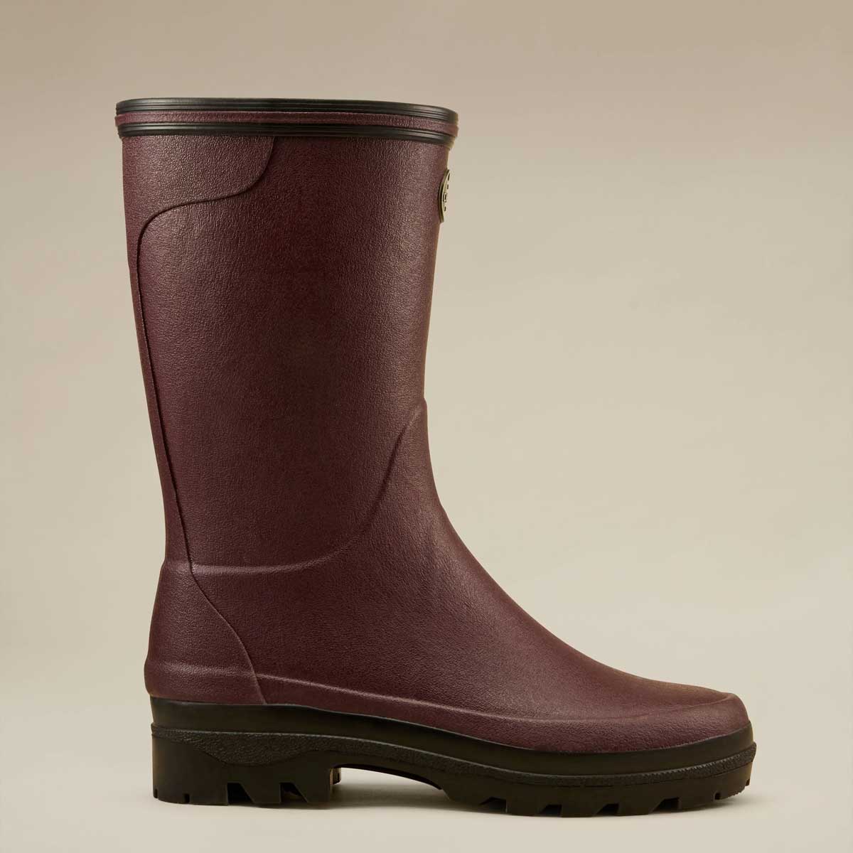 LE CHAMEAU Giverny Boots - Ladies Jersey Lined Bottillon - Cherry Red - Image 7
