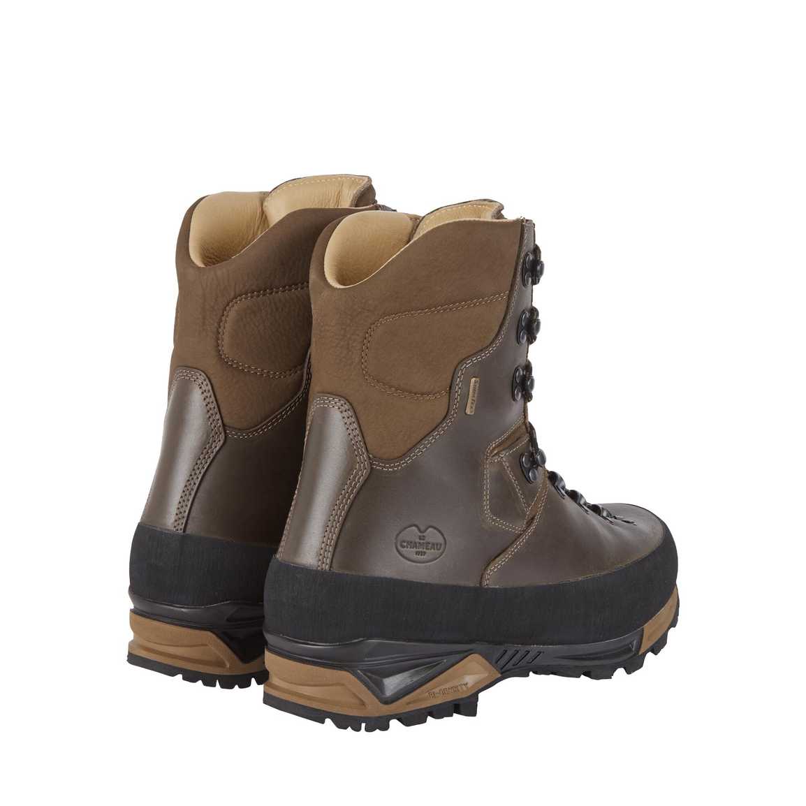 LE CHAMEAU Mouflon 2.0 Extreme 10" Leather Boots - Mens - Dark Brown - Image 3