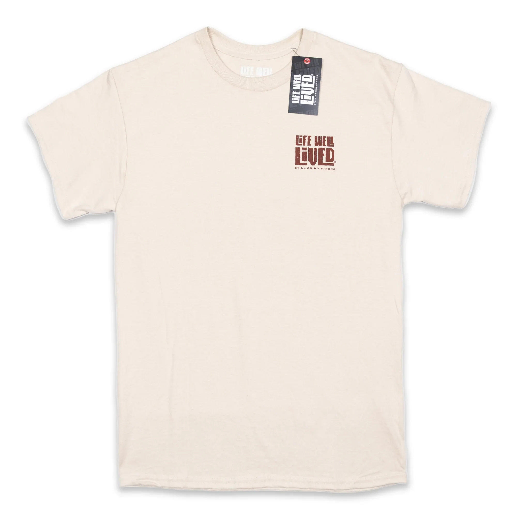 LIFE WELL LIVED Men's Soft Cotton T-Shirt - Lord Of The Seas Sand - Image 2