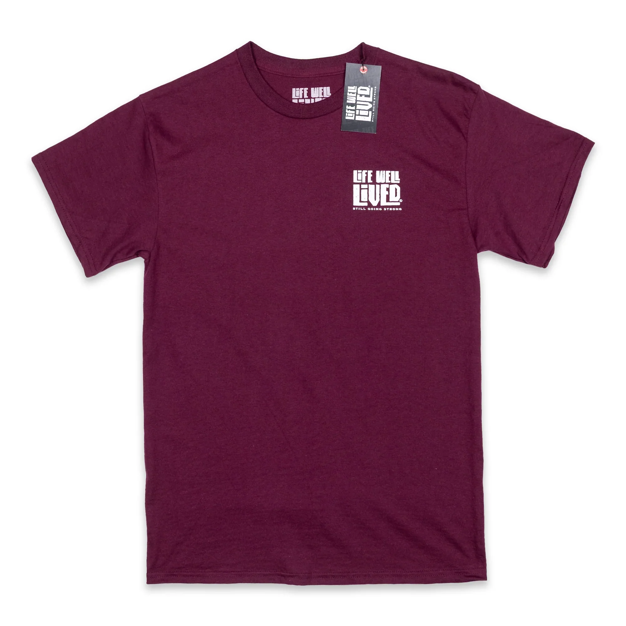 LIFE WELL LIVED Men's Soft Cotton T-Shirt - Route 66 - Image 2