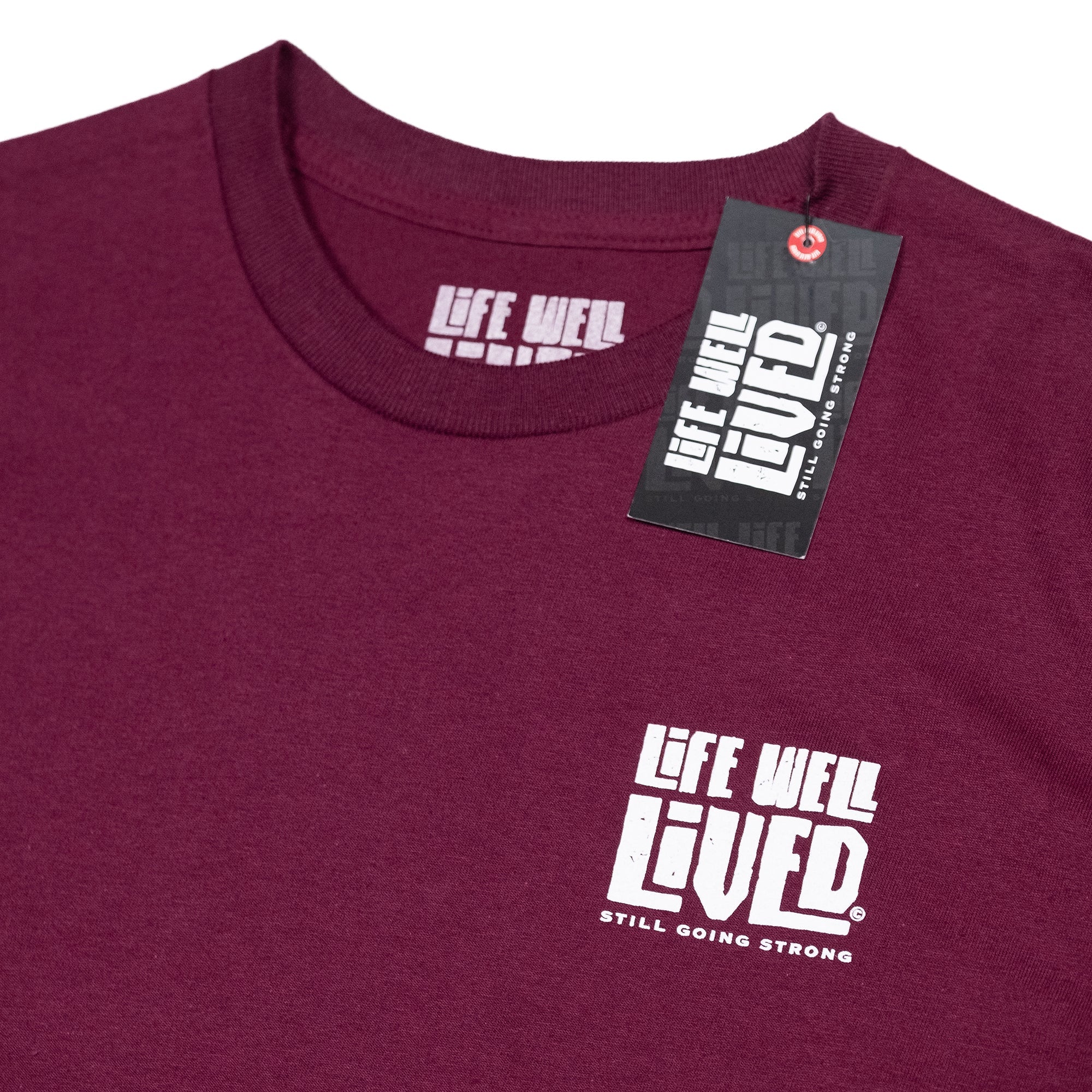 LIFE WELL LIVED Men's Soft Cotton T-Shirt - Route 66 - Image 4