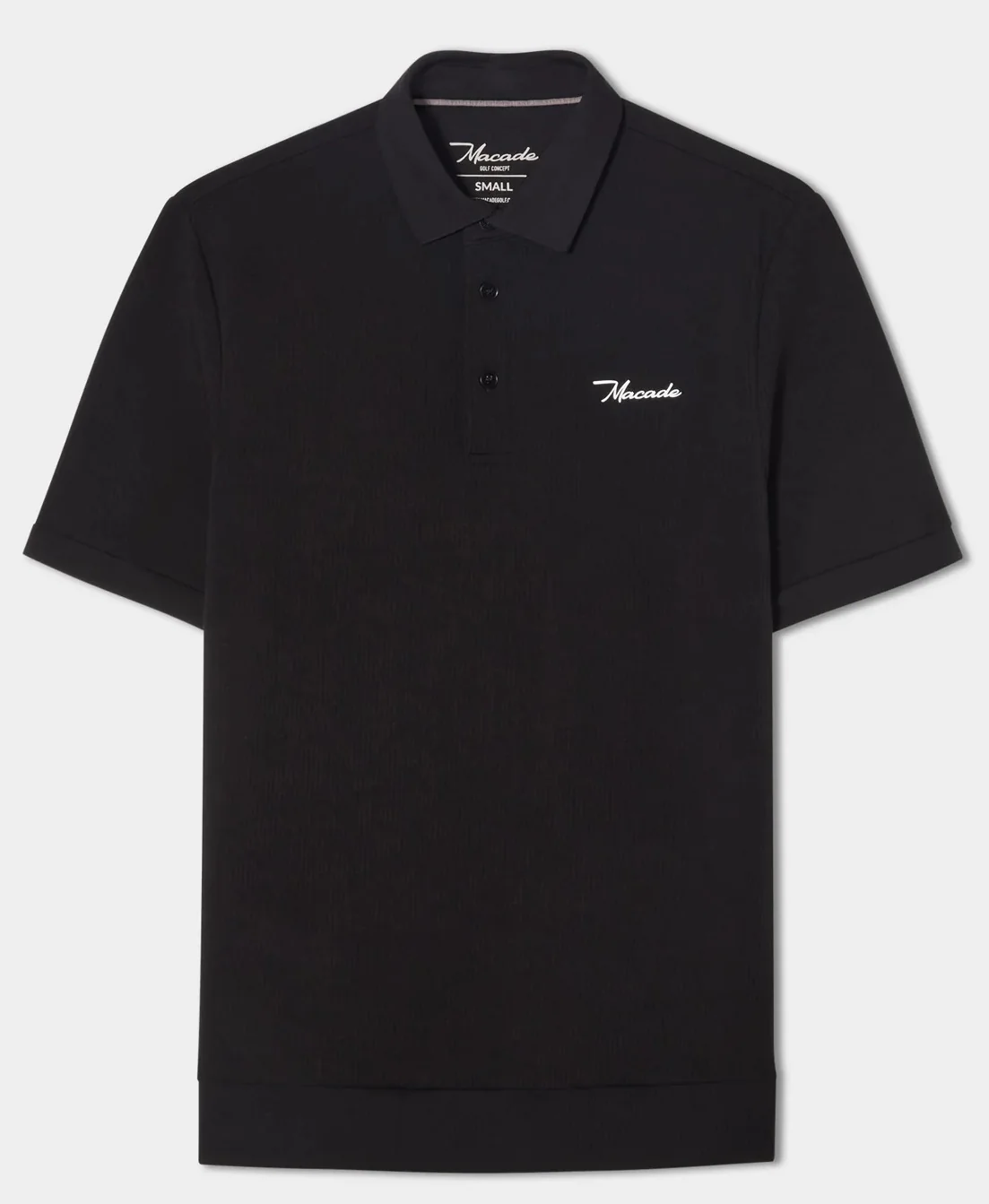 MACADE AR Tech Polo Shirt – Men's - Black - Image 2
