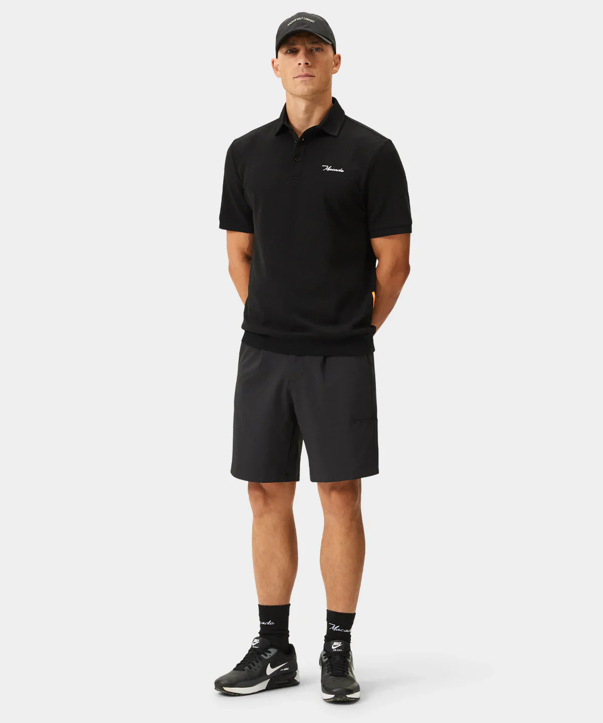 MACADE AR Tech Polo Shirt – Men's - Black - Image 5