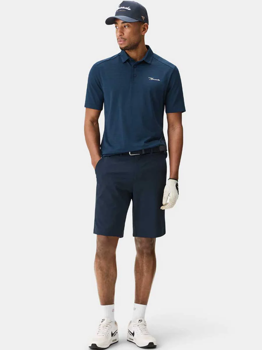 30% OFF - MACADE Flight Polo Shirt – Men's - Steel Blue - Size: MEDIUM - Image 3