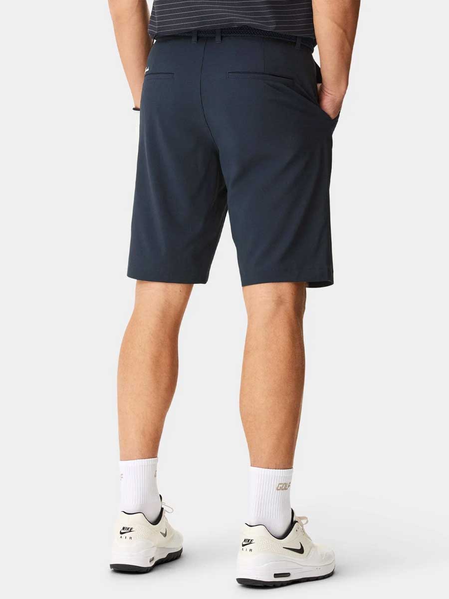 MACADE Men’s Four-Way Stretch Golf Shorts – Tapered Performance Fit – Navy - Image 2