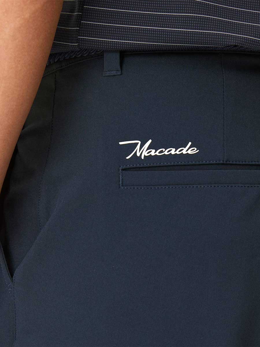 MACADE Men’s Four-Way Stretch Golf Shorts – Tapered Performance Fit – Navy - Image 5