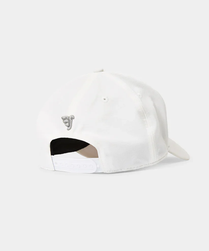 MACADE Range Golf Cap - Adjustable Snapback - White - Image 3