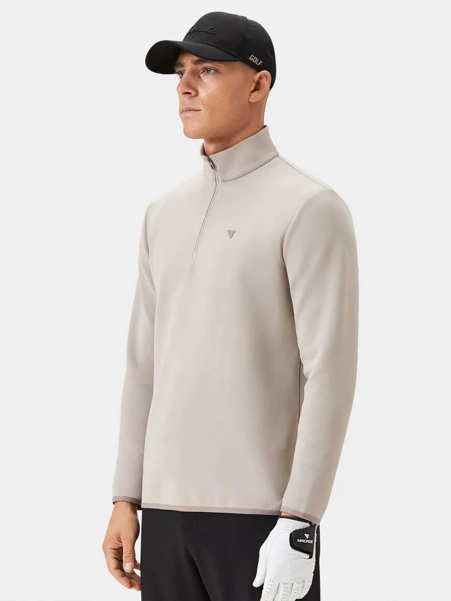 MACADE Therma Quarter Zip – Men's – Taupe - Image 5