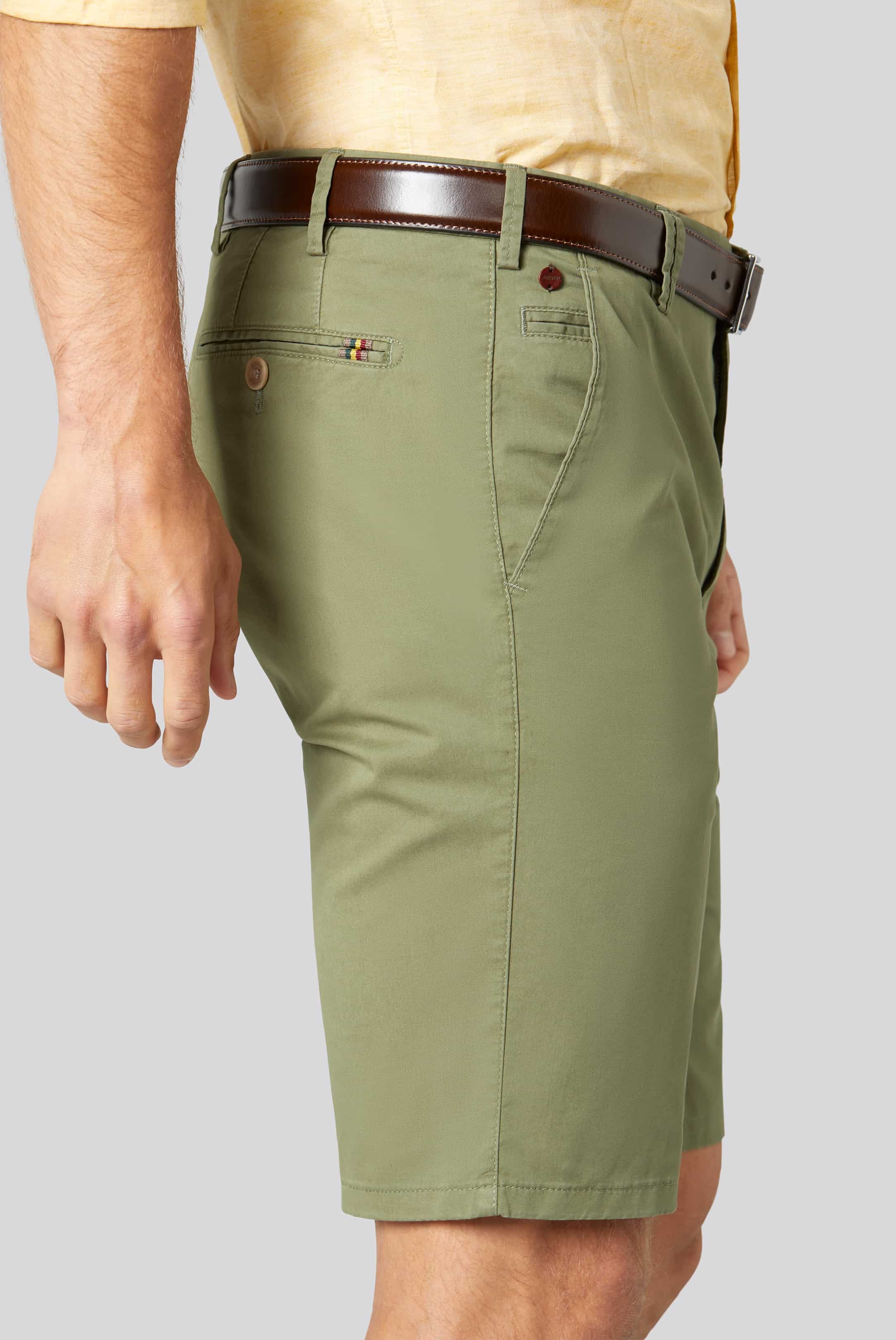 MEYER B-Palma Shorts - Men's Cotton Twill - Green - Image 3