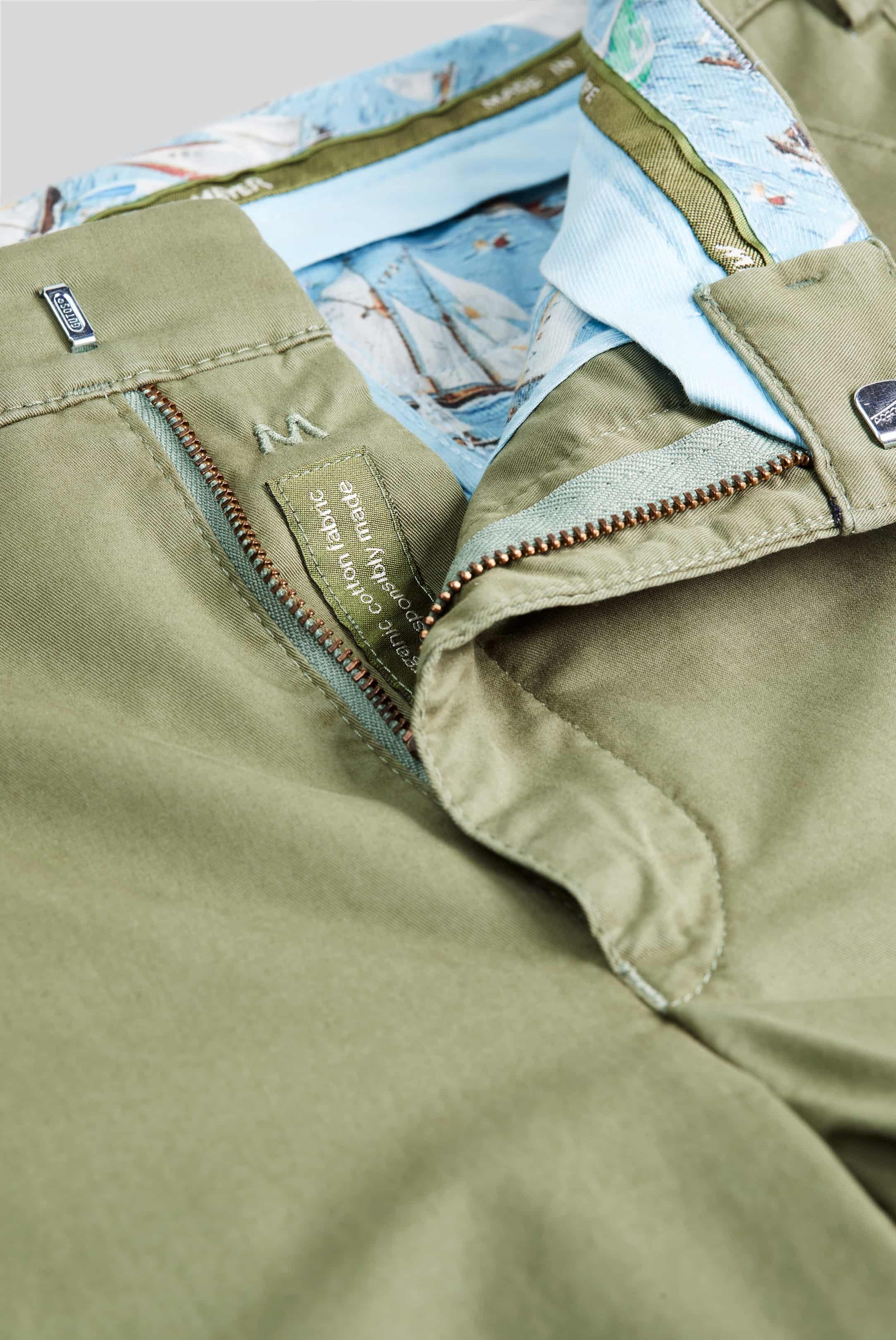 MEYER B-Palma Shorts - Men's Cotton Twill - Green - Image 4