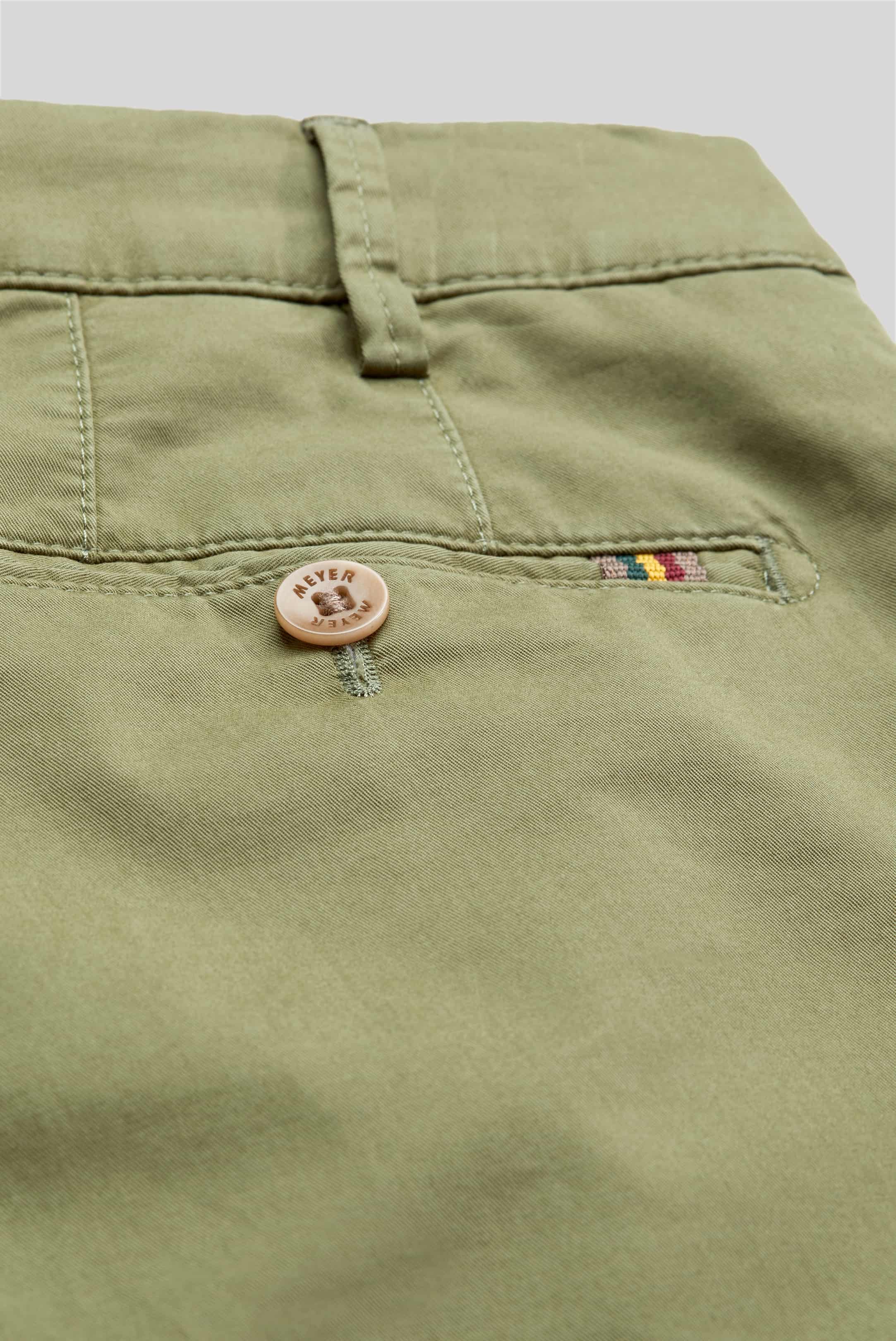MEYER B-Palma Shorts - Men's Cotton Twill - Green - Image 5