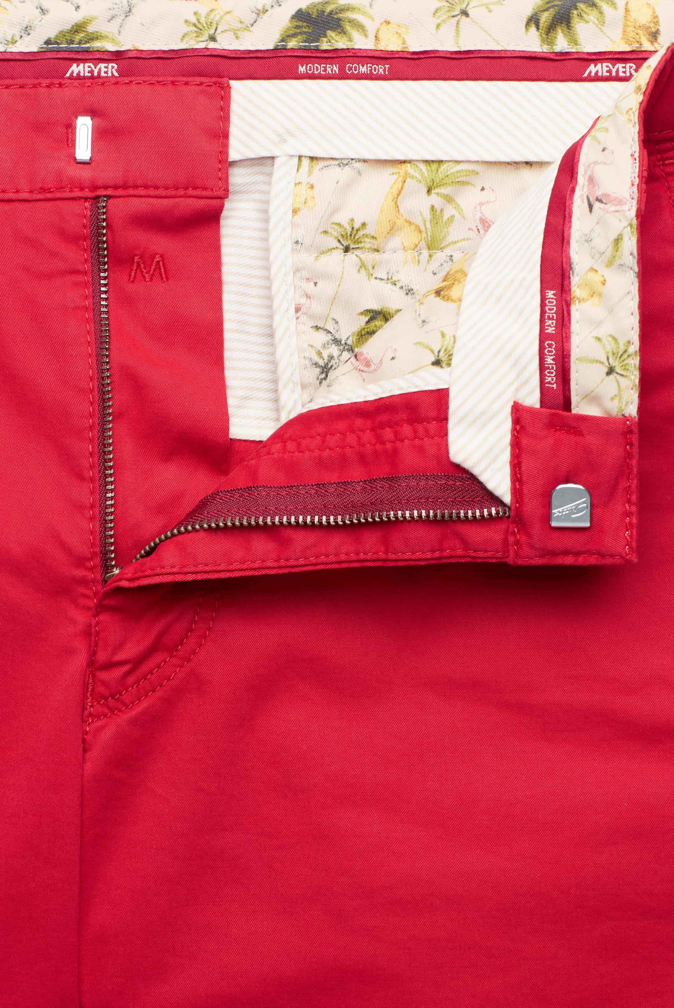 MEYER B-Palma Shorts - Men's Cotton Twill - Red - Image 6