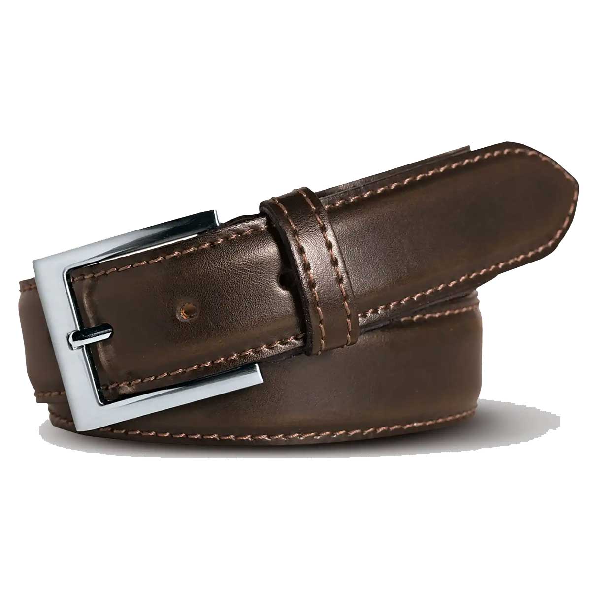 MEYER Belt - 603 Stretch Leather - Brown