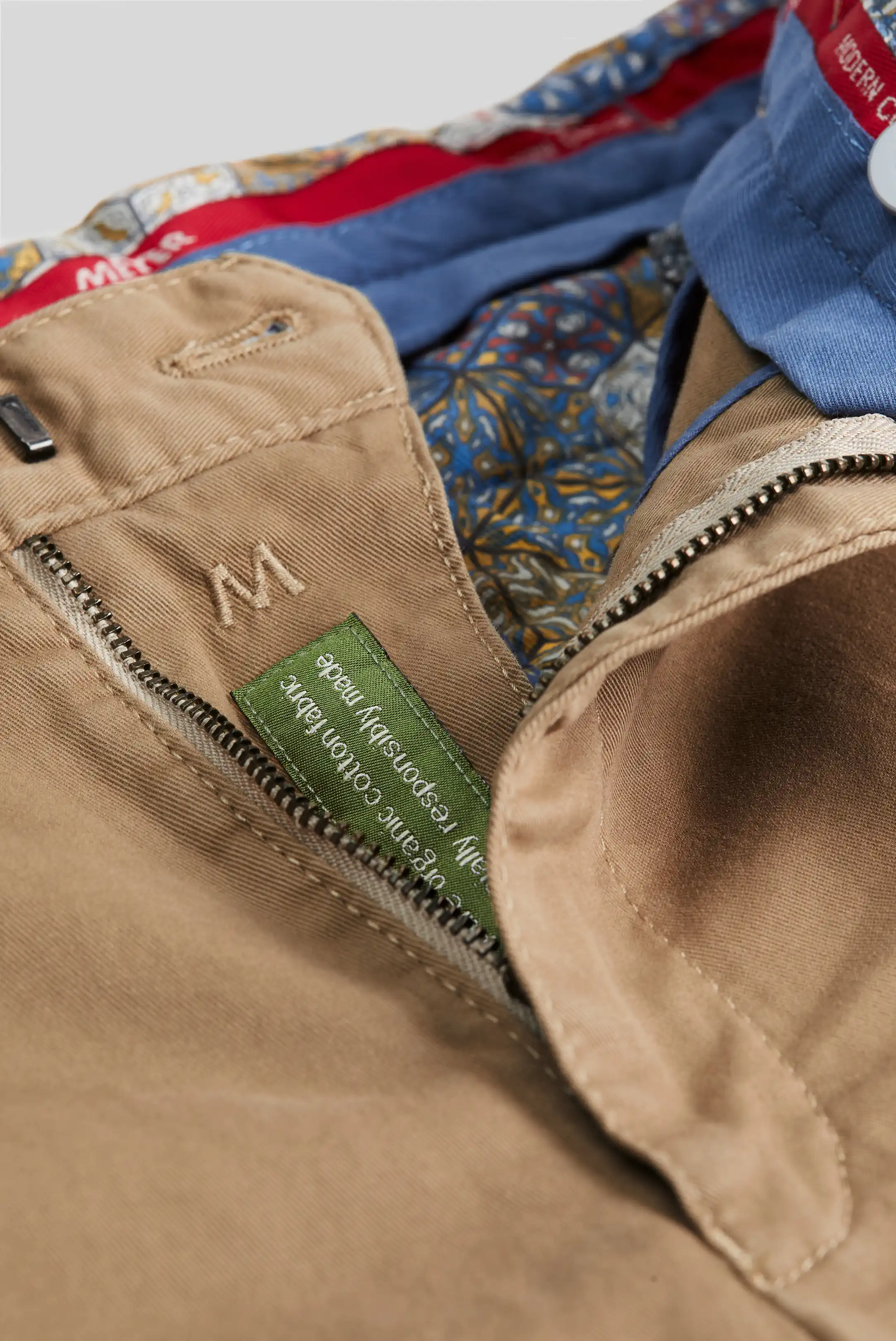 MEYER Oslo Trousers - 316 Luxury Cotton Chinos - Camel - Image 5