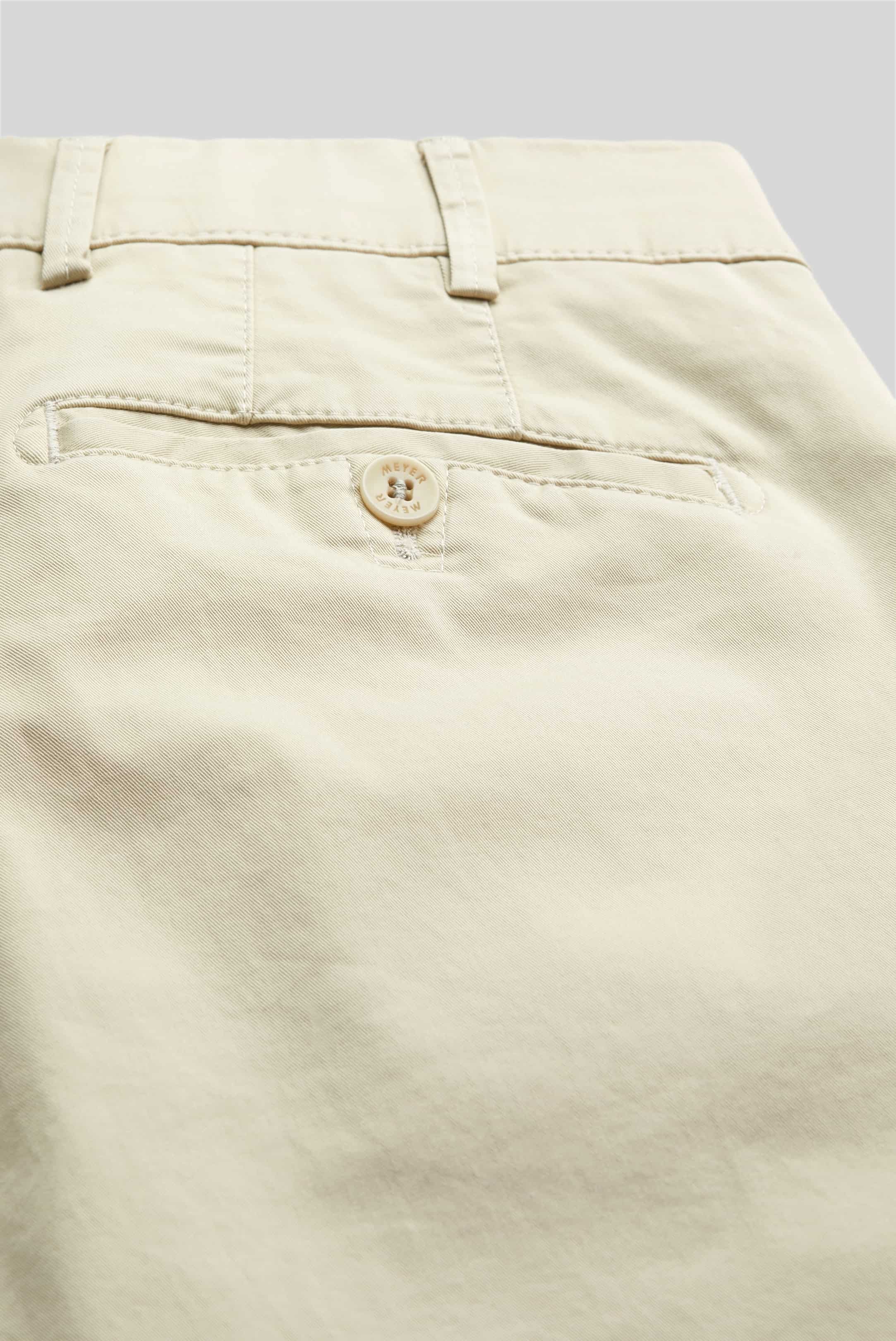 MEYER Roma Trousers - 3001 Light-Weight Cotton Chinos - Beige - Image 5
