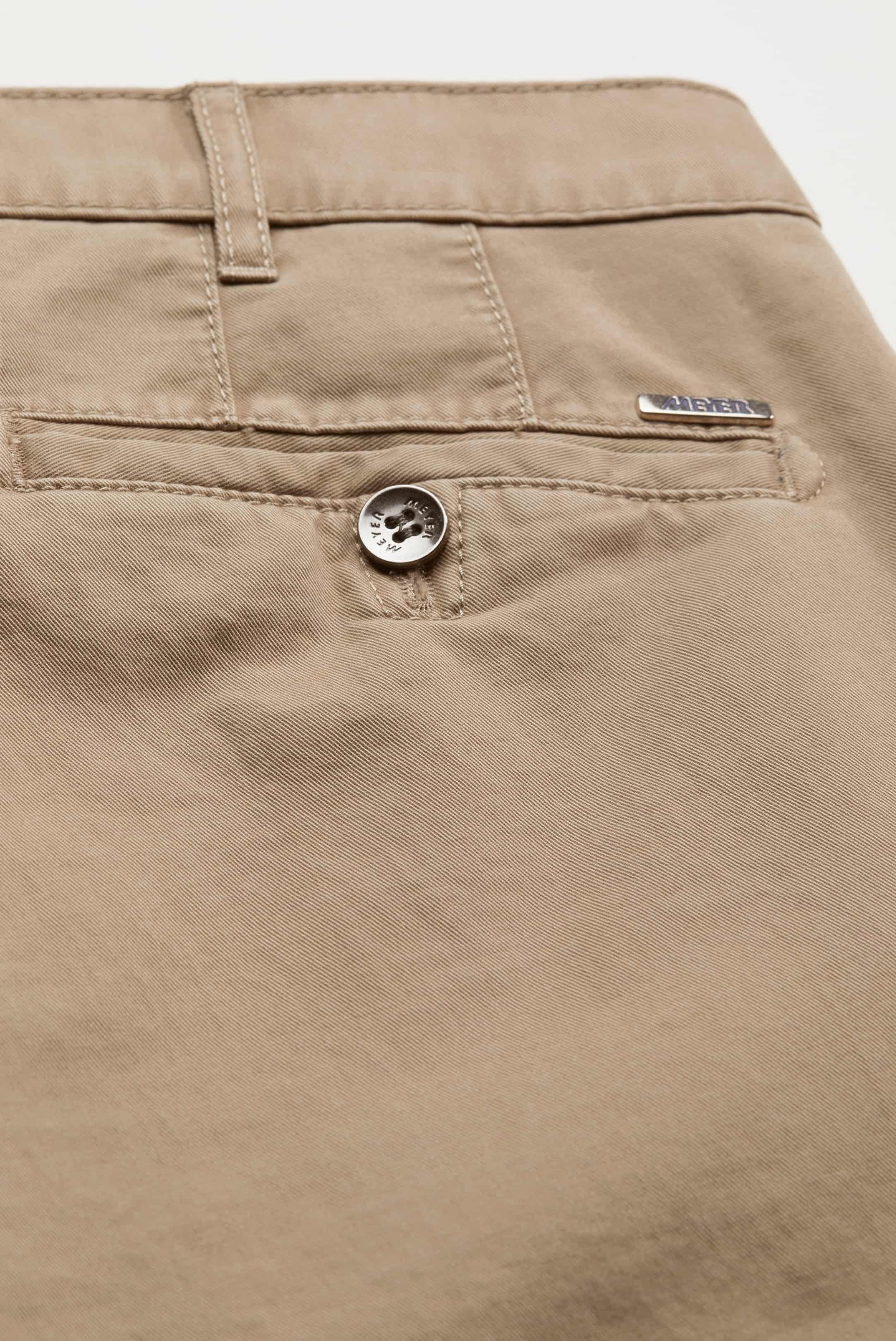 MEYER Roma Trousers - 316 Luxury Cotton Chinos - Beige - Image 5