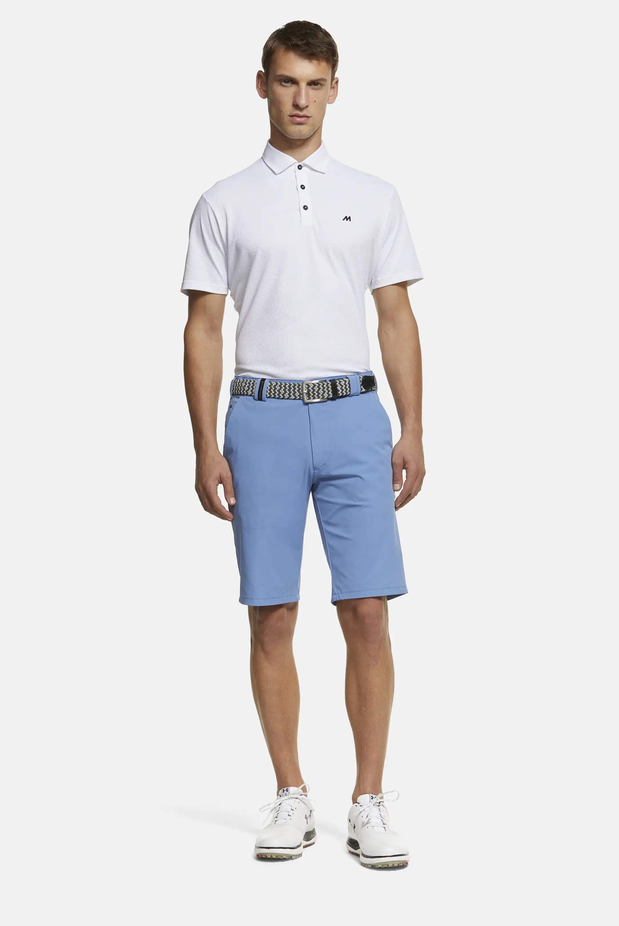 MEYER Golf Shorts - St. Andrews 8070 High Performance Stretch - Light Blue - Image 3