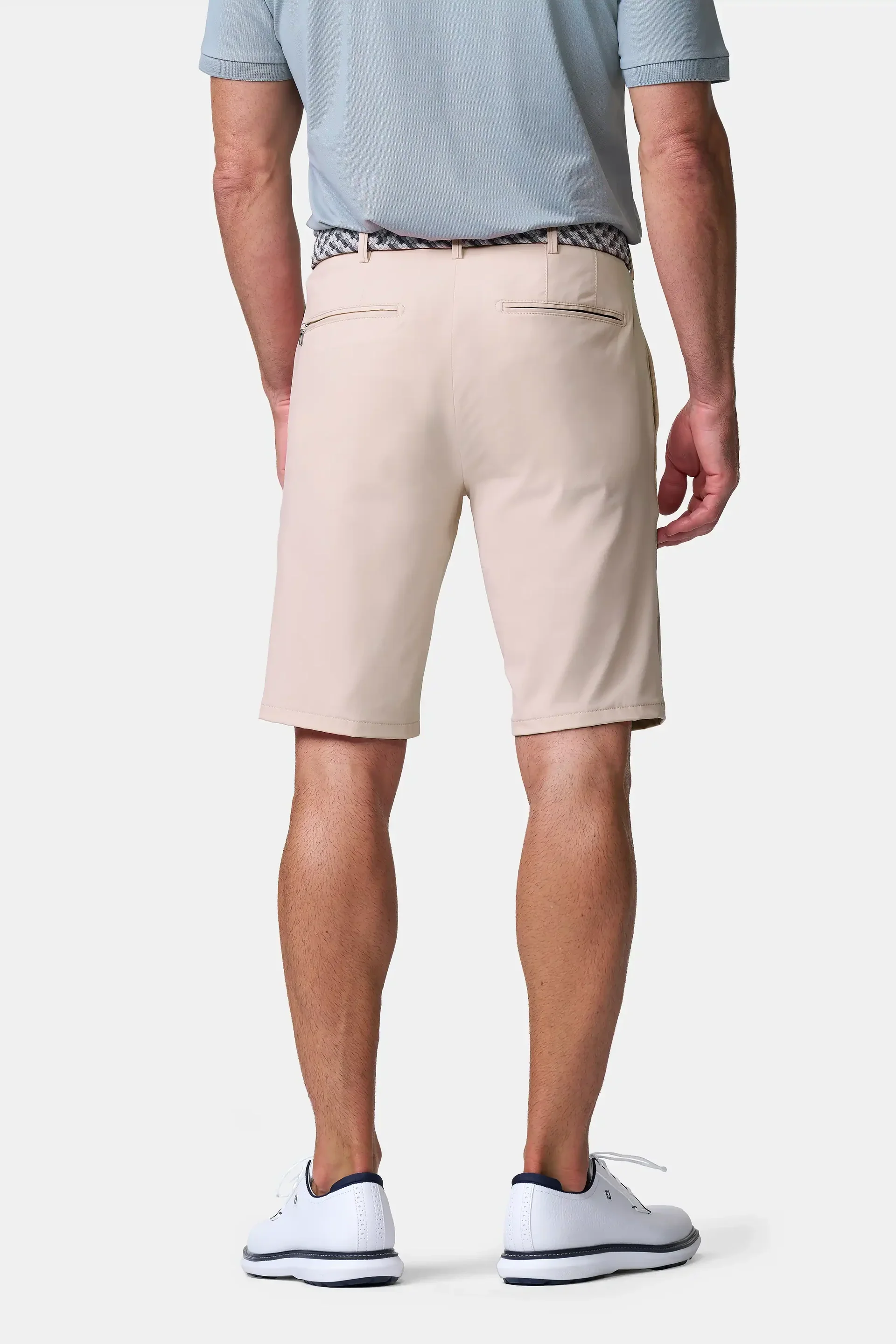 MEYER Golf Shorts - St. Andrews 8070 High Performance Stretch - Beige - Image 3