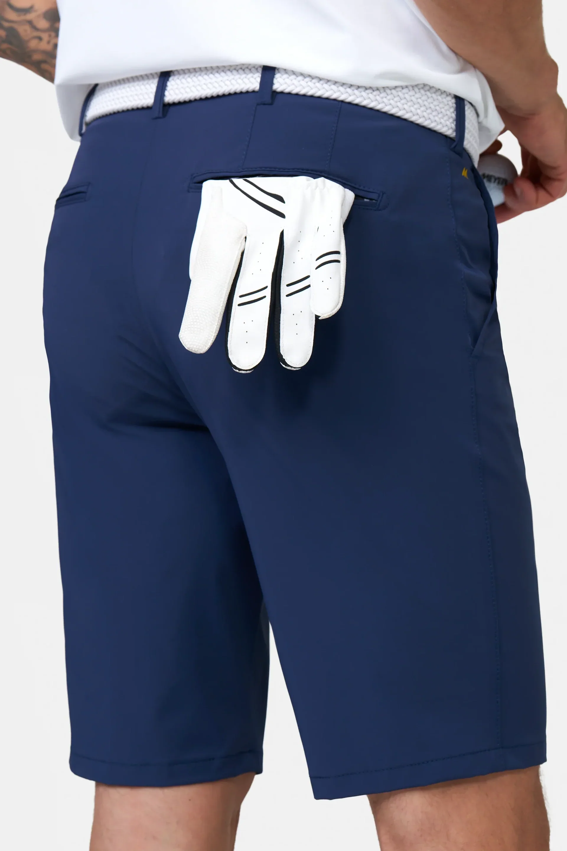MEYER Golf Shorts - St. Andrews 8070 High Performance Stretch - Blue - Image 3