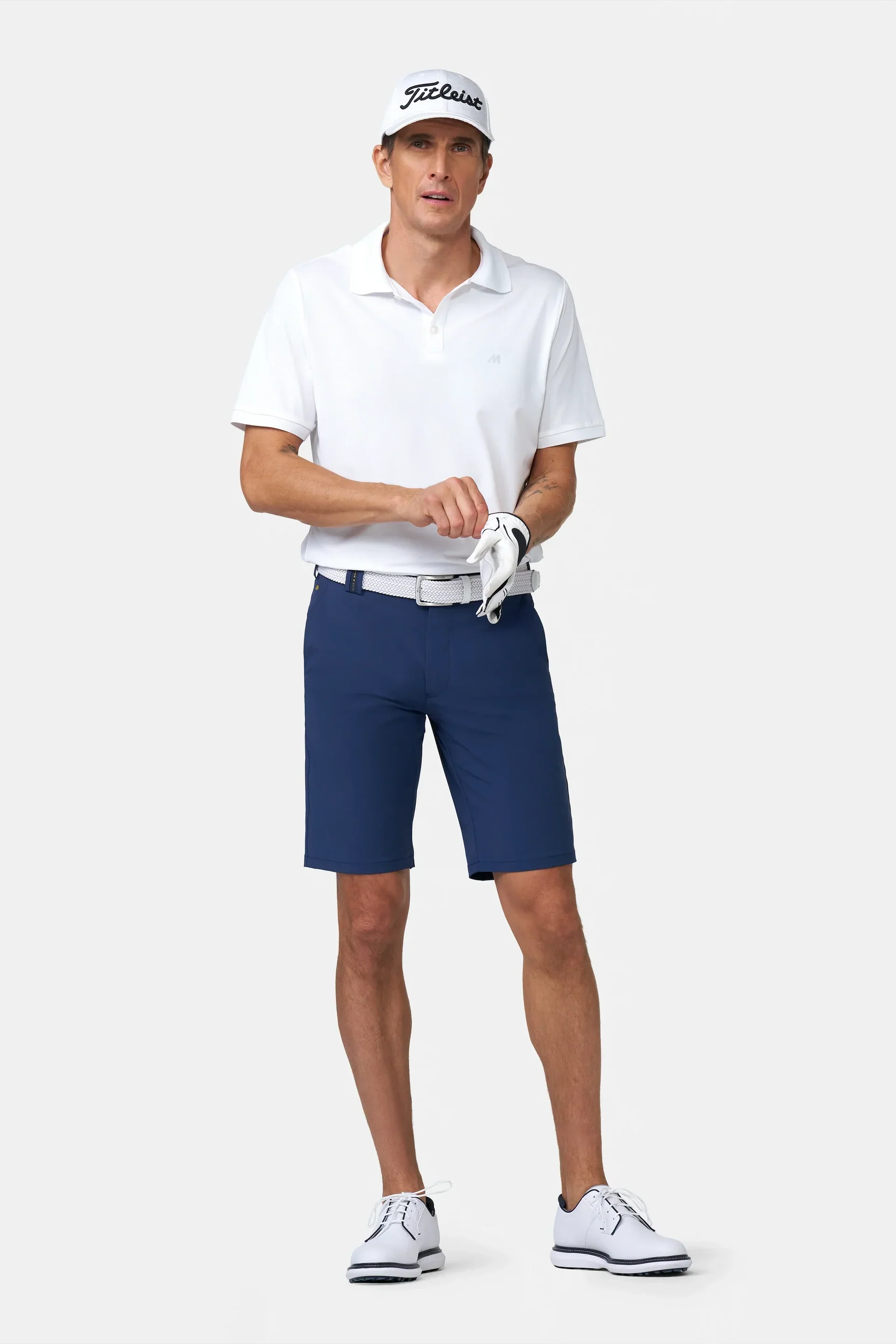 MEYER Golf Shorts - St. Andrews 8070 High Performance Stretch - Blue - Image 4