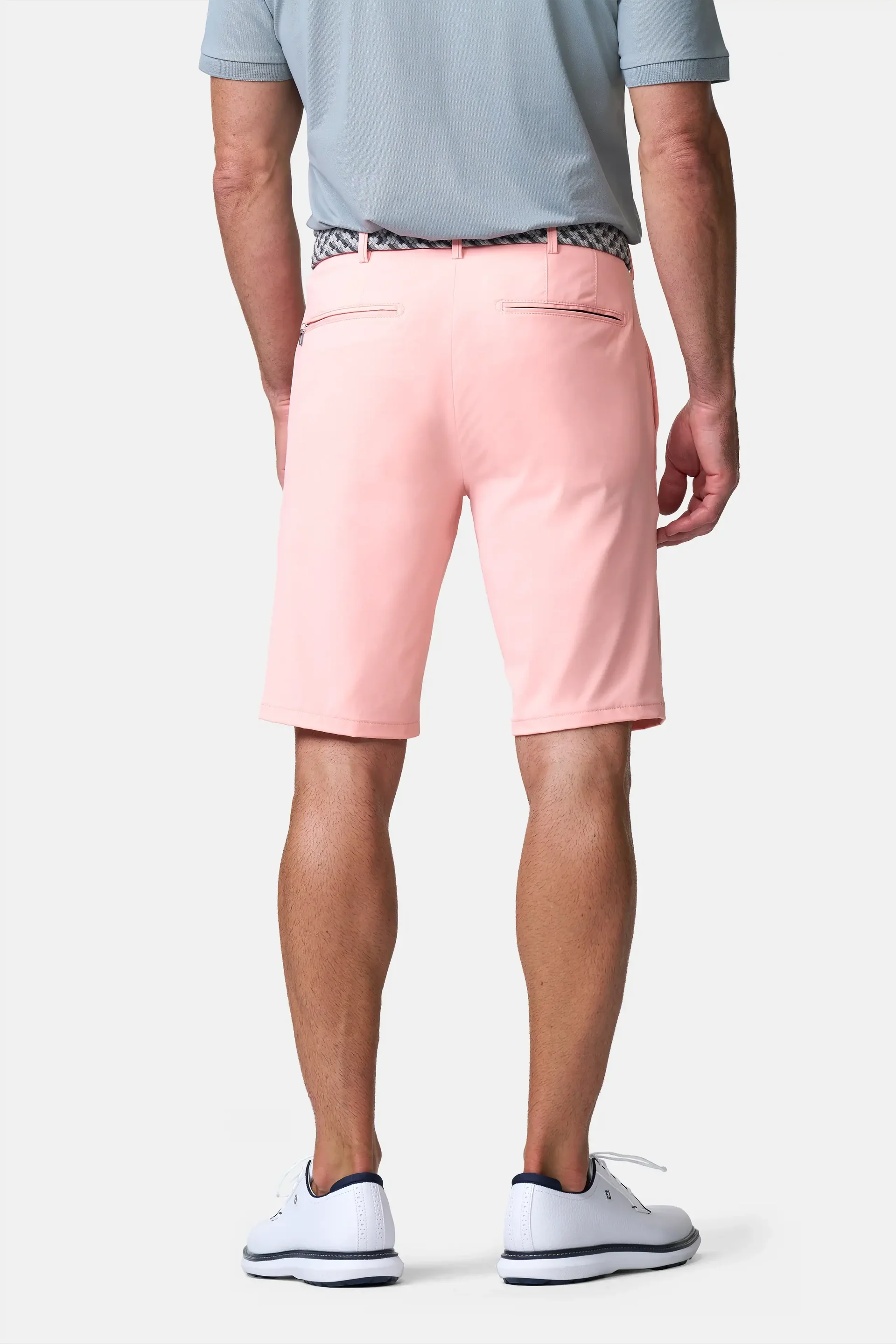 MEYER Golf Shorts - St. Andrews 8070 High Performance Stretch - Rosewood - Image 2