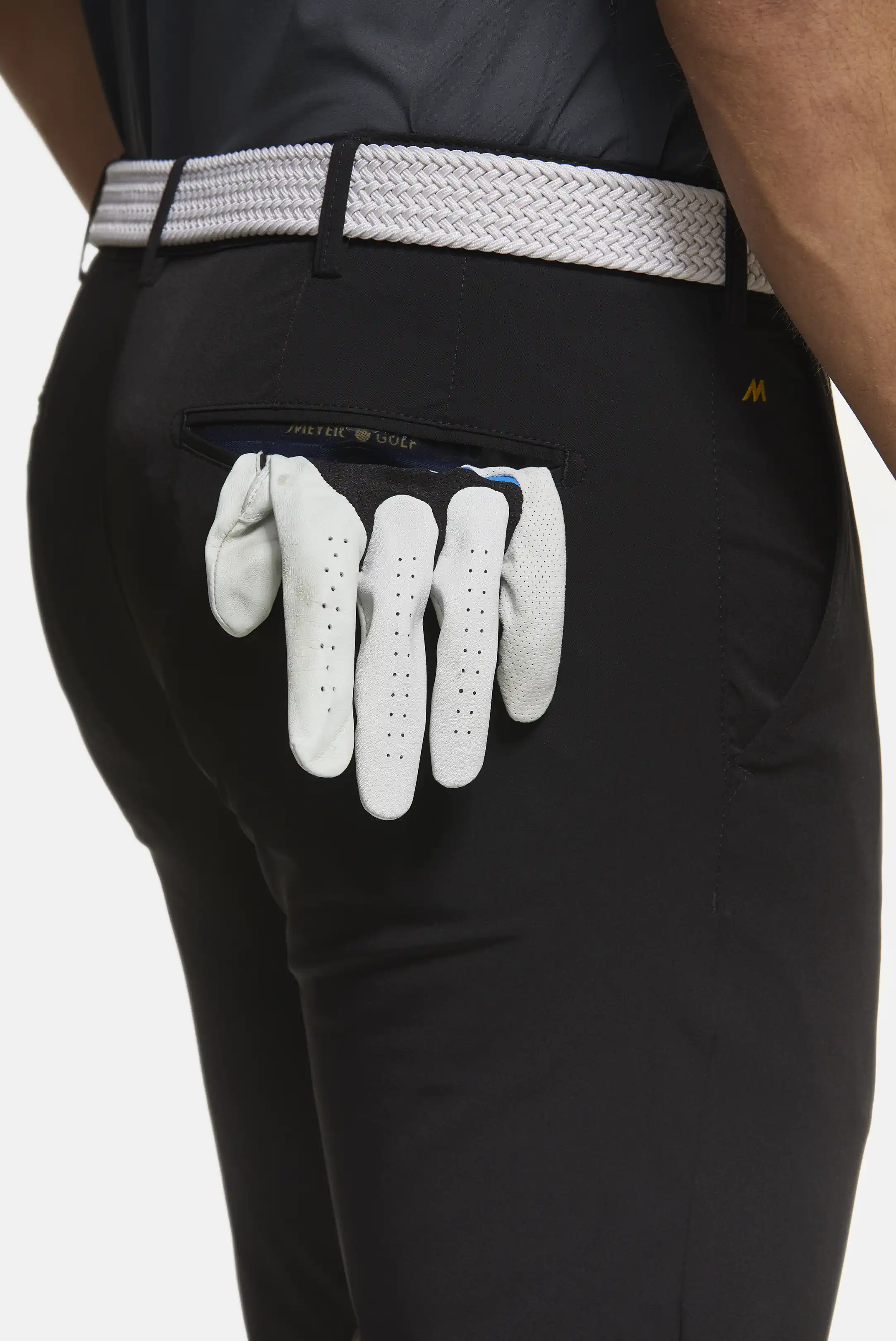 MEYER Golf Trousers - Augusta 8070 High Performance Stretch - Black - Image 2
