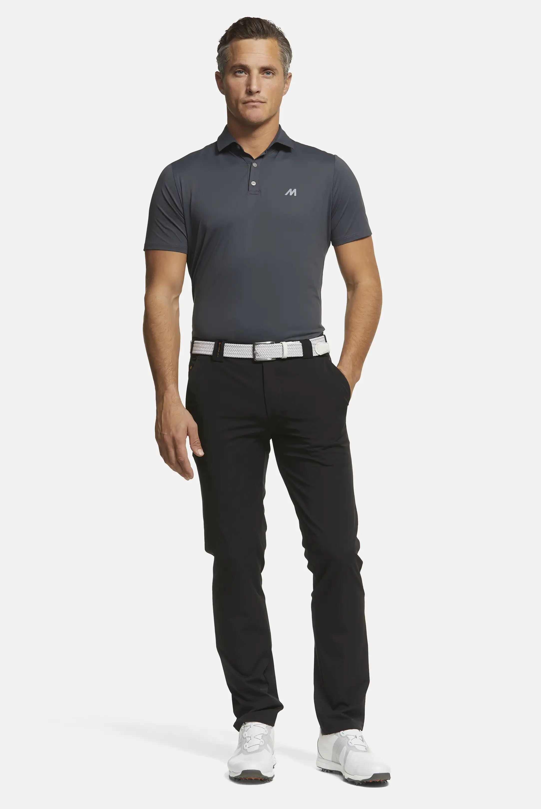 MEYER Golf Trousers - Augusta 8070 High Performance Stretch - Black - Image 4