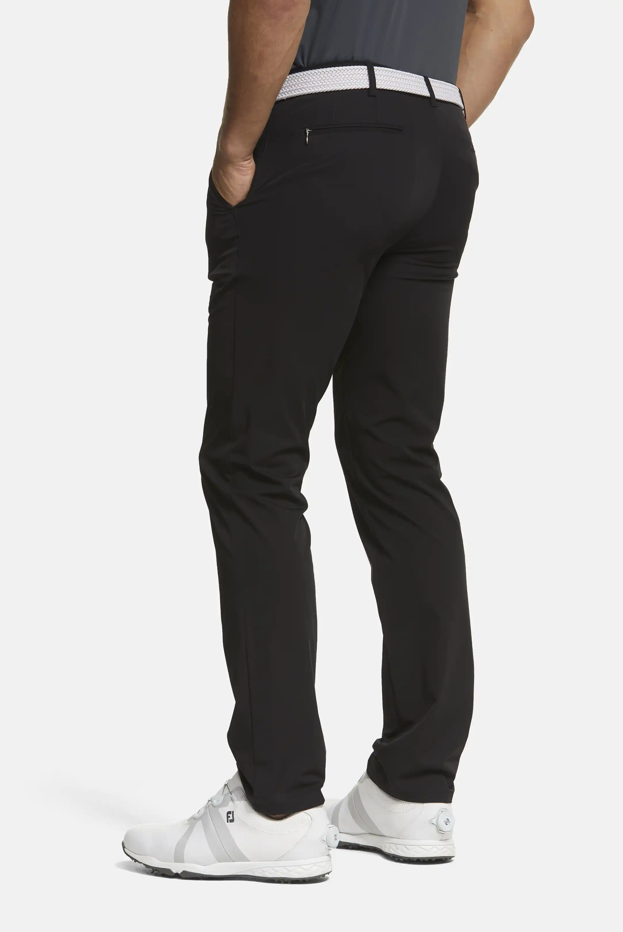 MEYER Golf Trousers - Augusta 8070 High Performance Stretch - Black - Image 5
