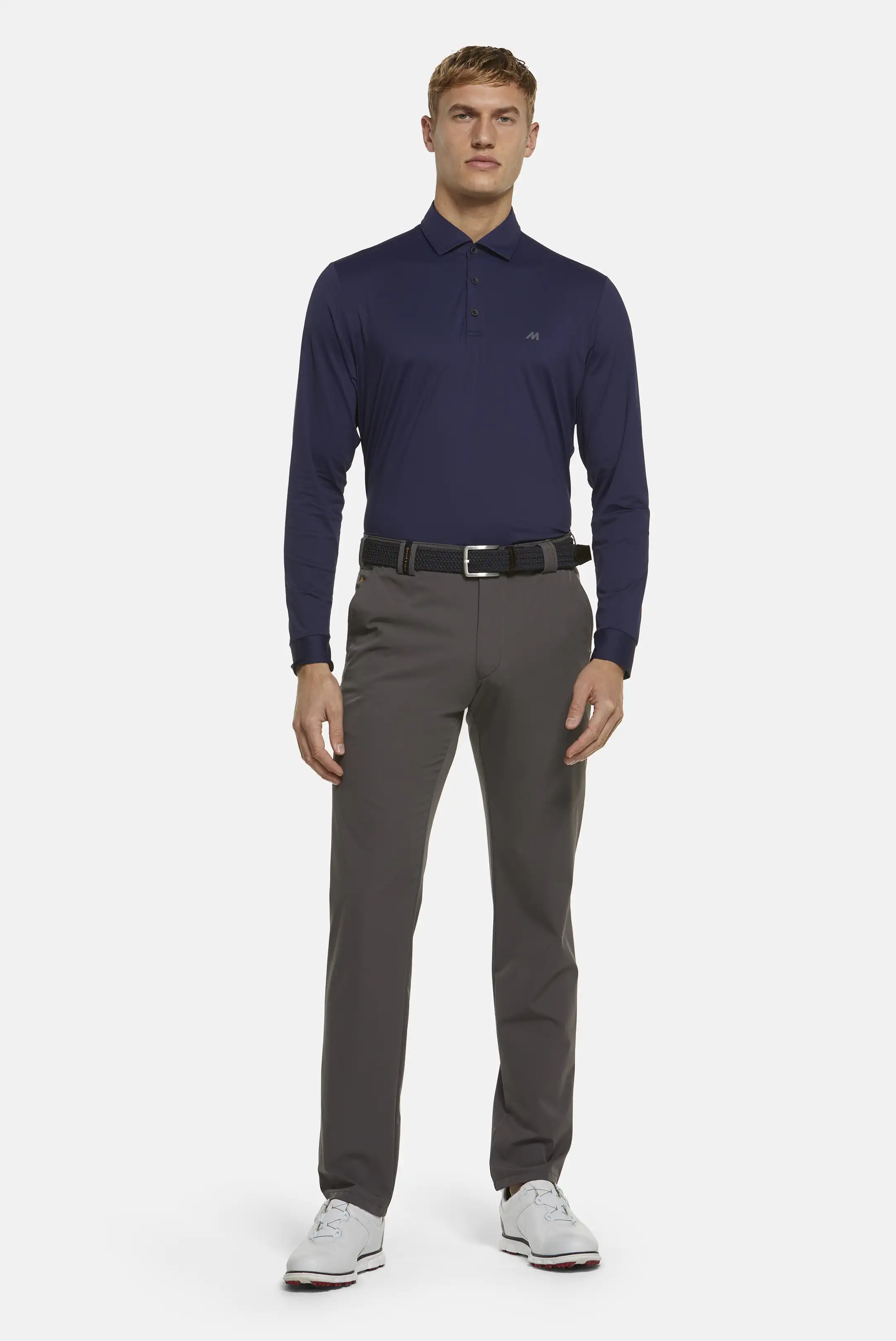 MEYER Golf Trousers - Augusta 8070 High Performance Stretch - Dark Grey - Image 5